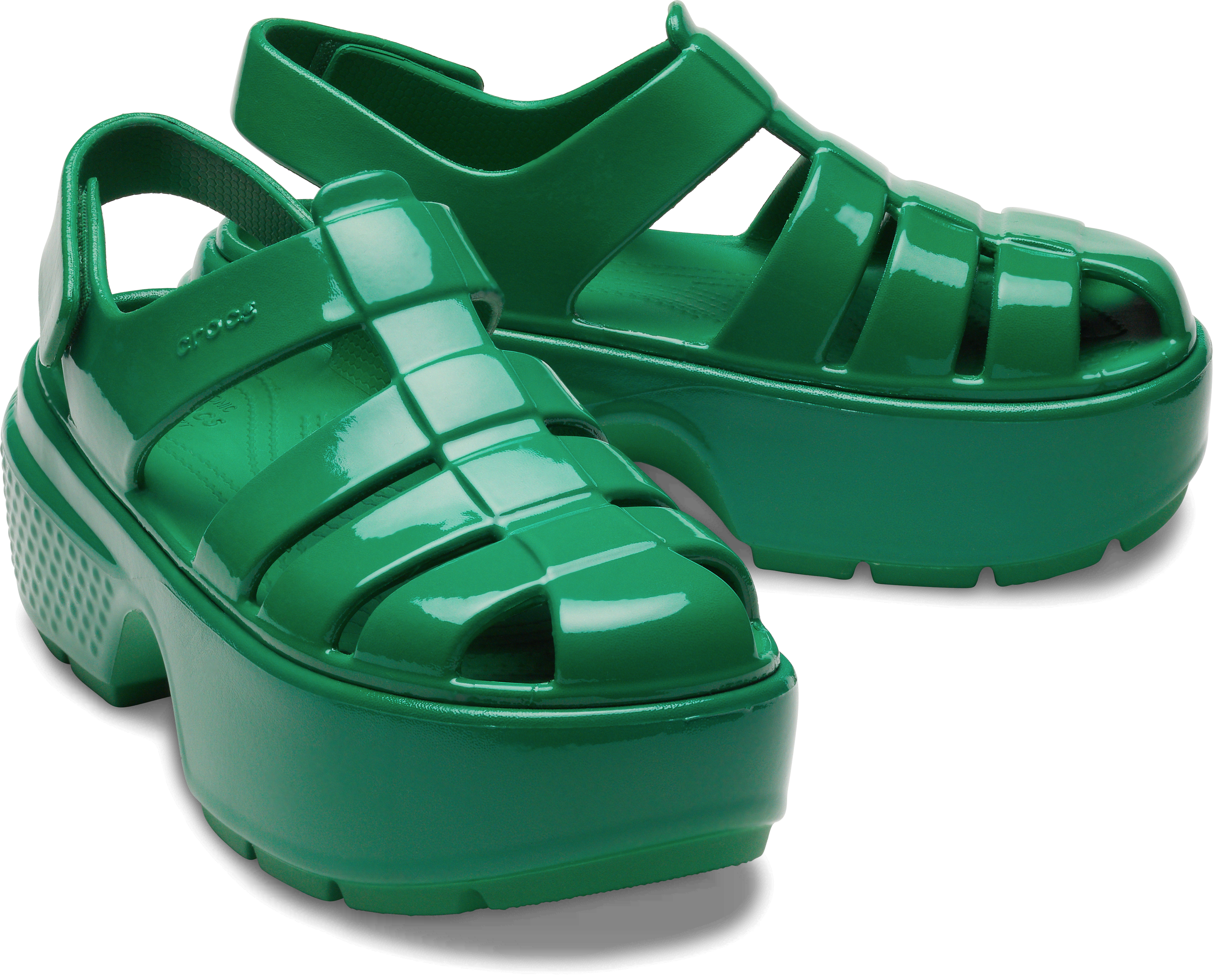 【最短当日出荷】 コレクション - サンダル ストンプ フィッシャーマン ハイ シャイン サンダル STOMP FISHERMAN HIGH SHINE SANDAL 〈色〉グリーン/緑 〈サイズ〉2