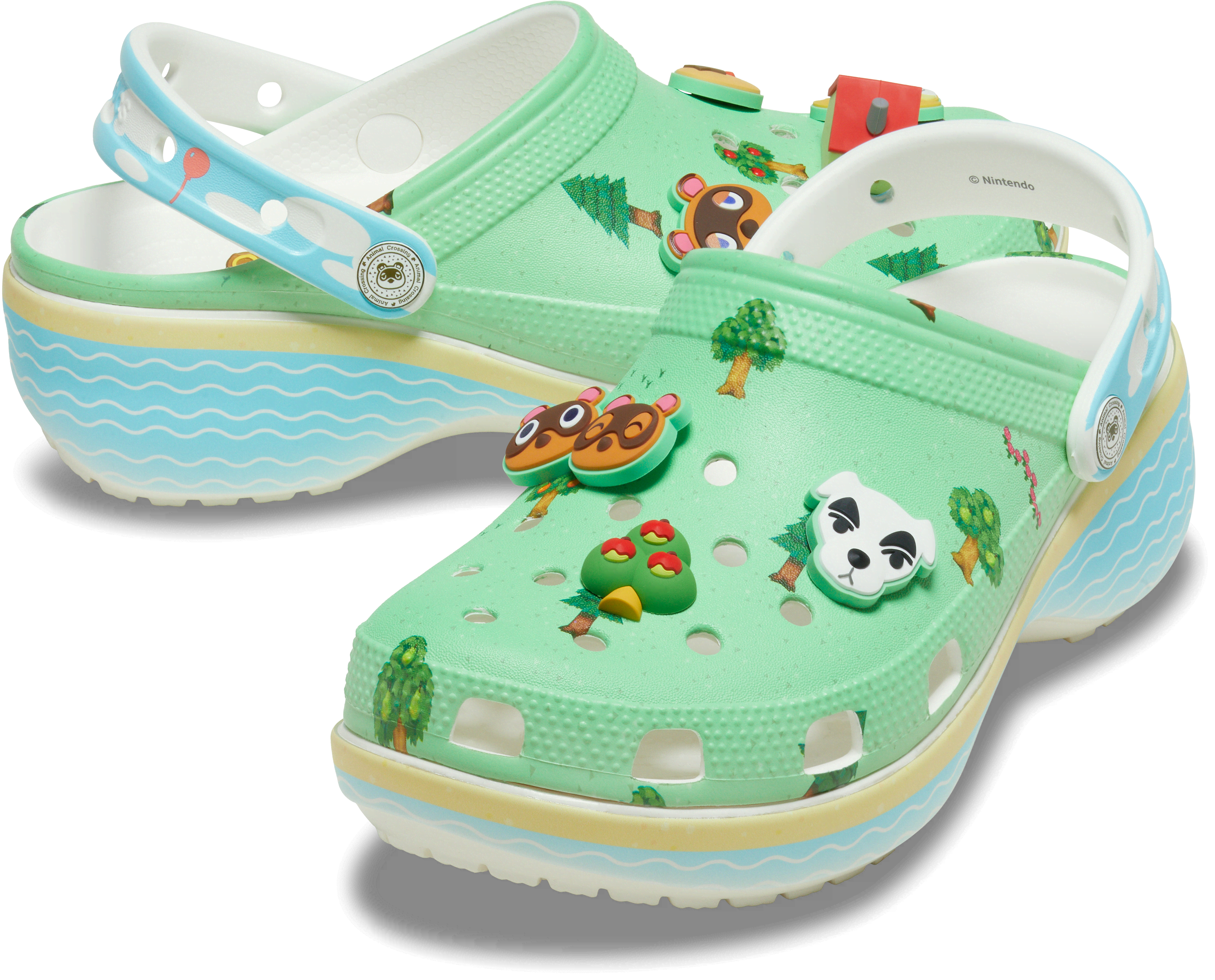 【最短当日出荷】 商品一覧 どうぶつの森 プラットフォーム クロッグ ANIMAL CROSSING PLATFORM CLOG 〈色〉 〈サイズ〉24cm どうぶつの森の世界で、癒しのひとときを。「