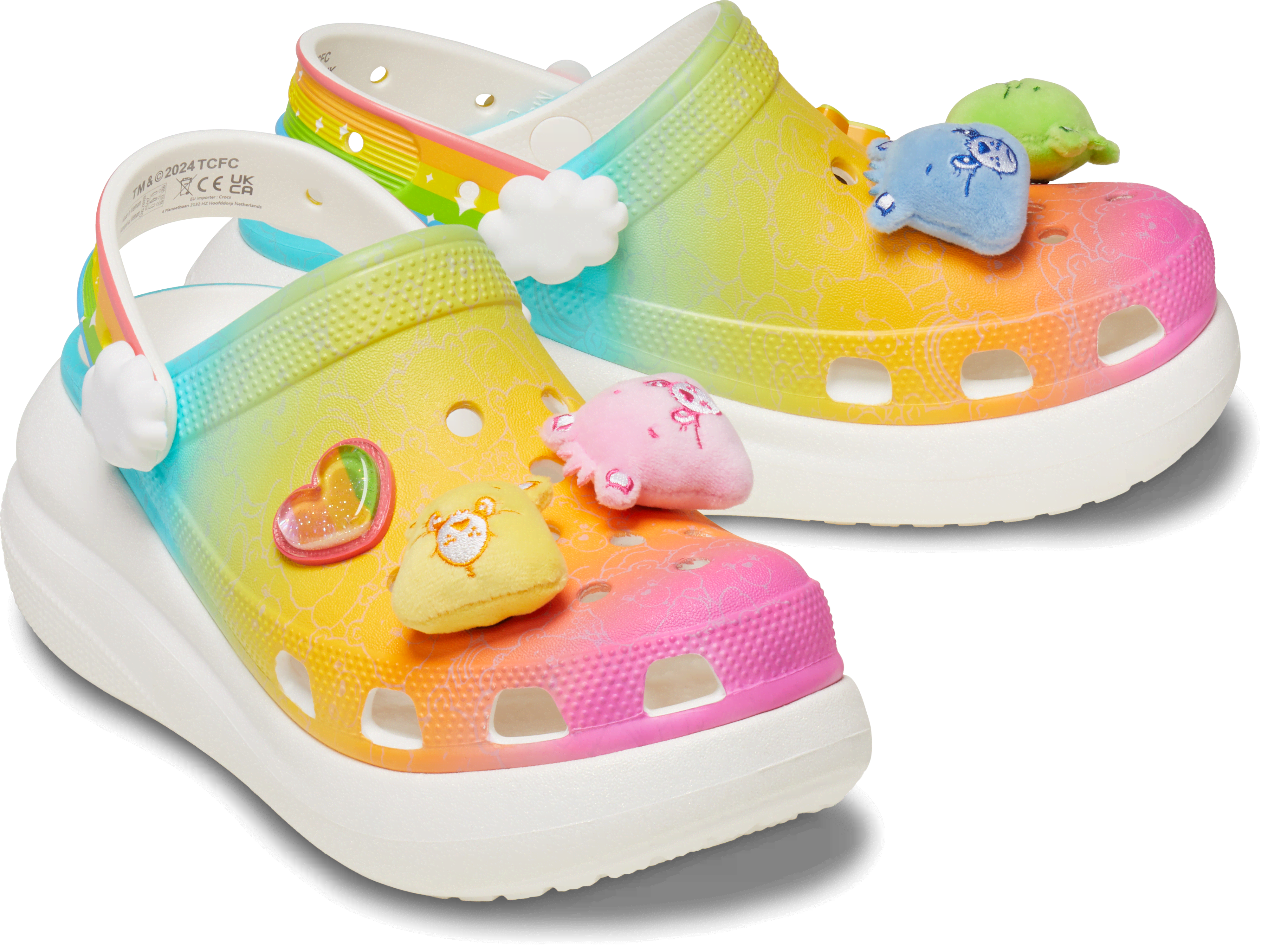 【最短当日出荷】 コレクション - クロッグ(定番) ケアベア クラッシュ クロッグ CARE BEARS CRUSH CLOG 〈色〉ホワイト/白 〈サイズ〉26cm 【男女兼用商品】 陽だまりの中