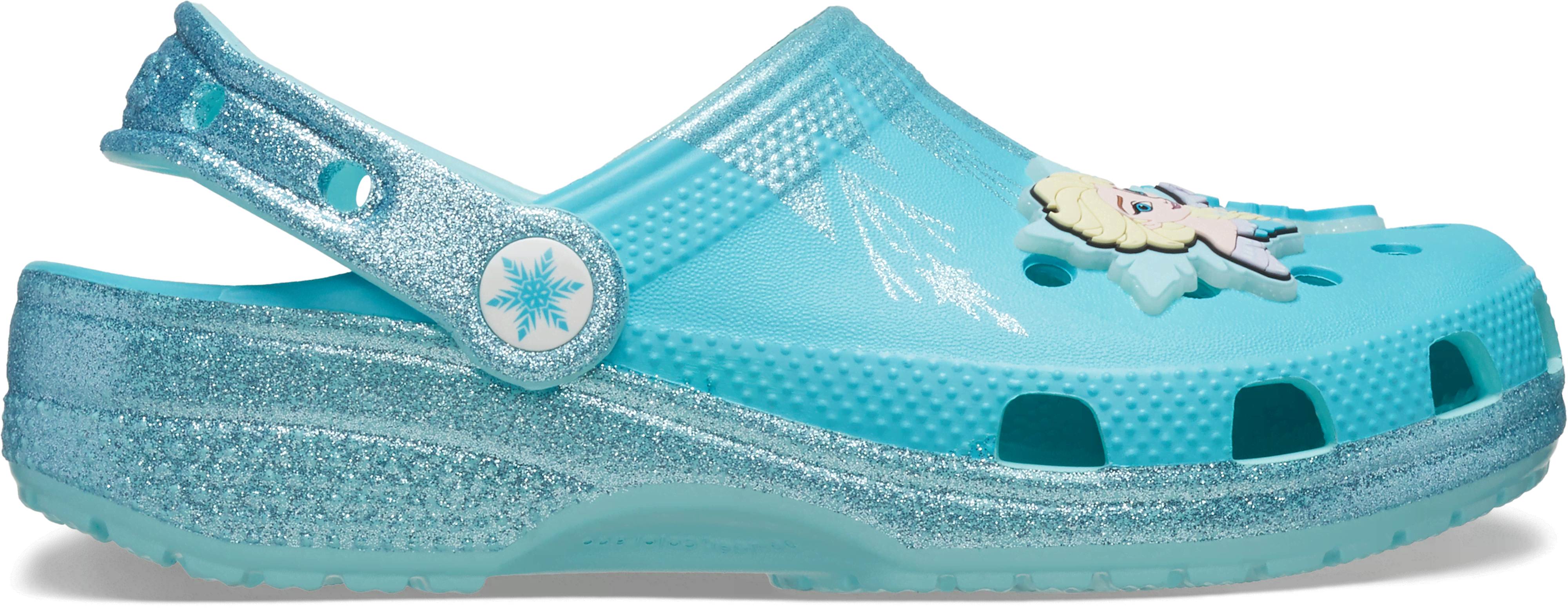 Crocs Kids' Disney Frozen Elsa Classic Clog; Multi, J3