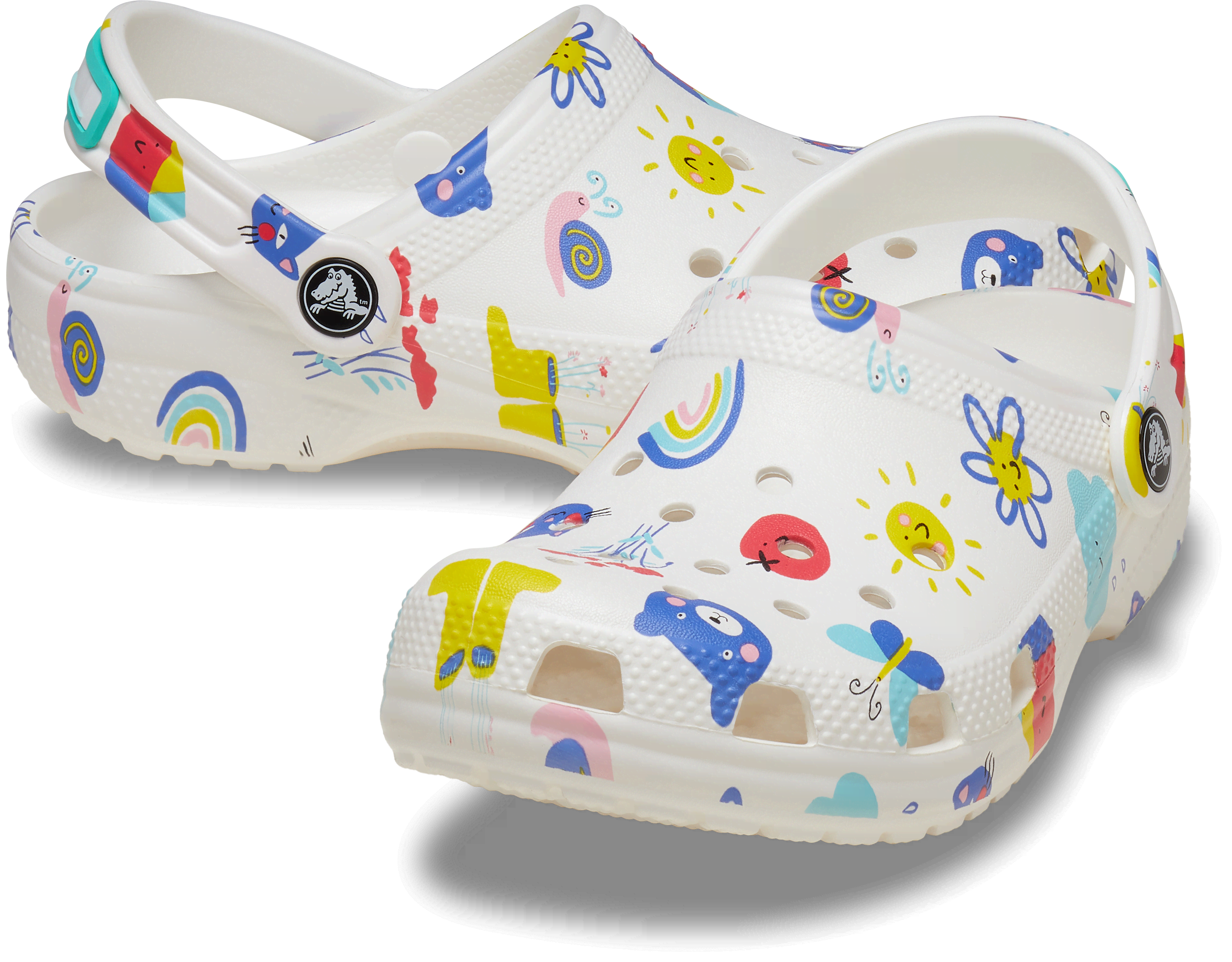 [å] å TODDLERS'CLASSIC DOODLE PRINT CLOG åҶѡˤλҡλ ۥ磻/ 16.5cm 1417.5cmۥ饷å ɥɥ ץ å