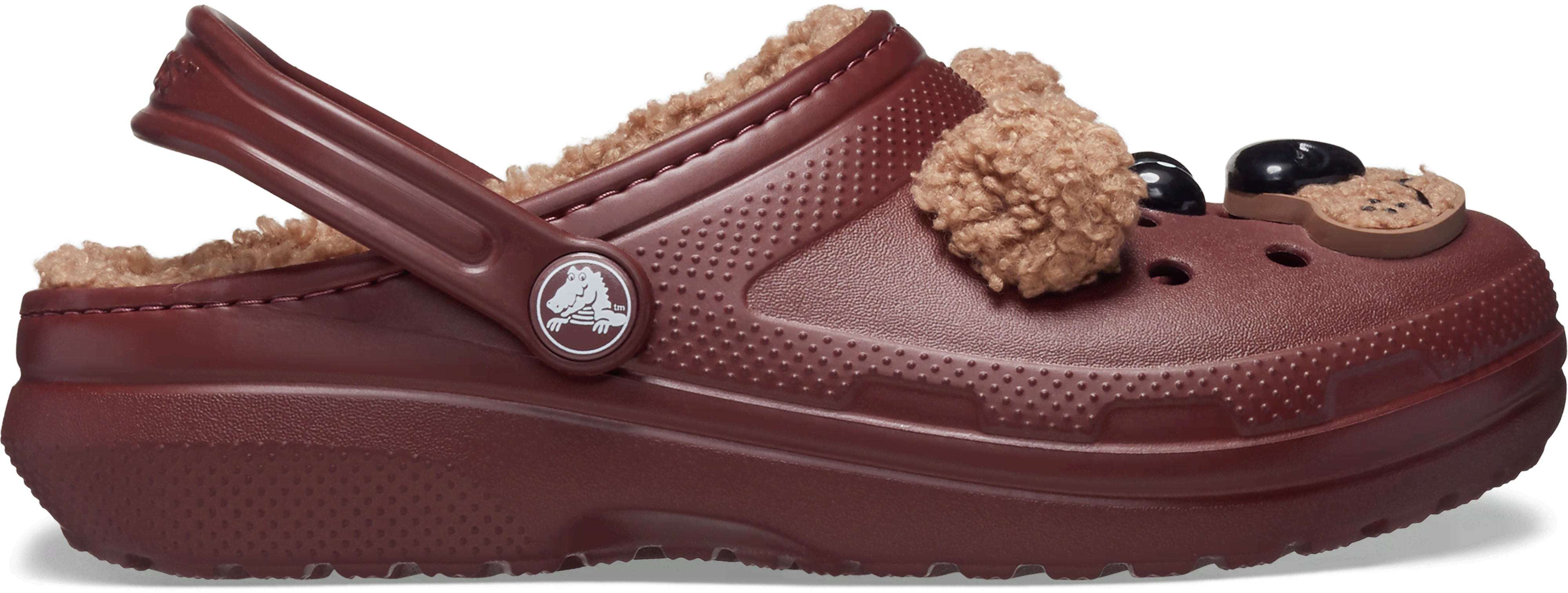 Shop Crocs | Kids | Classic Lined I Am Brown Bear | Clogs | Dark Clay | C11