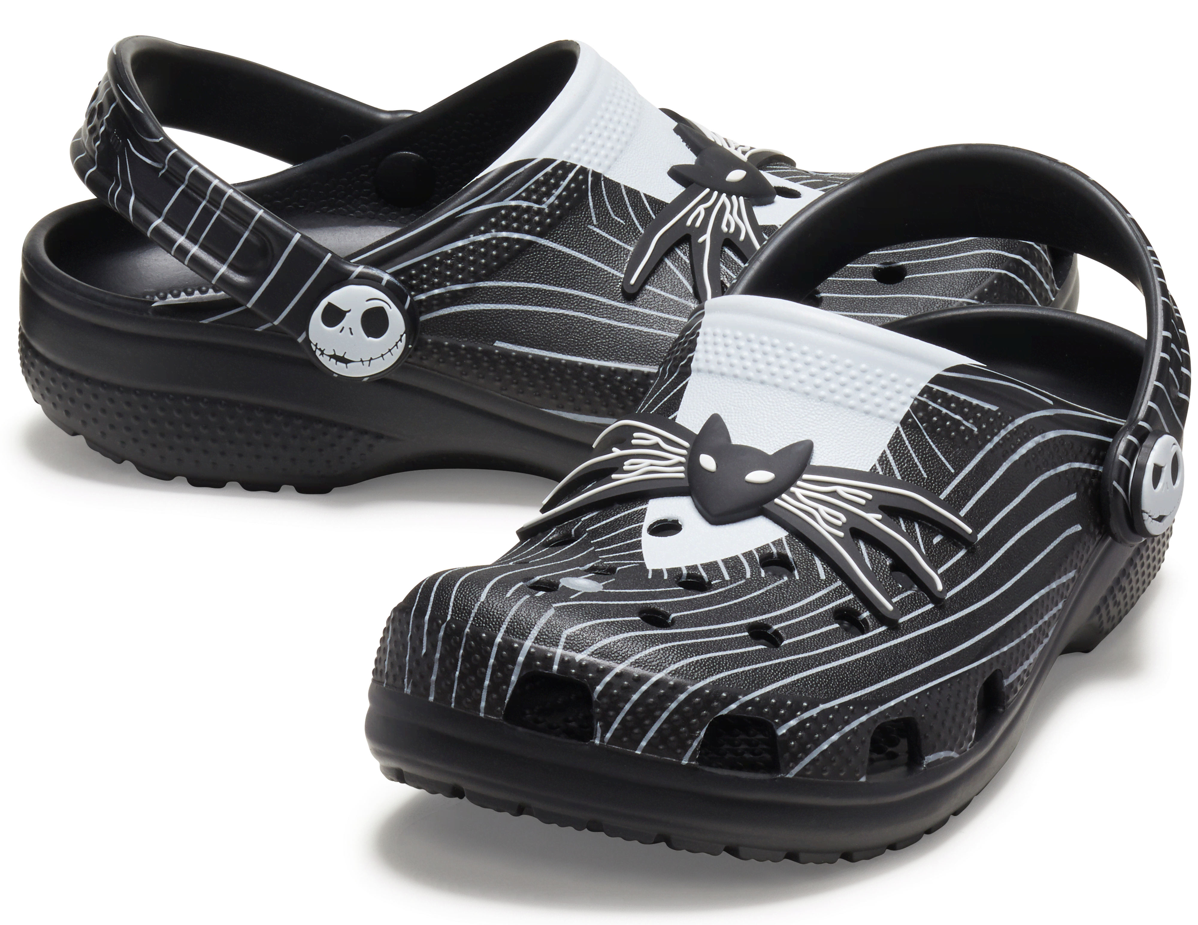 [�N���b�N�X����] �N���b�O KIDS' NIGHTMARE BEFORE CHRISTMAS CLASSIC CLOG �L�b�Y�A�q���p�A�j�̎q�A���̎q �u���b�N/�� 20cm �y18�`21cm�z�L�b�Y�w�i�C�g���A�[�E�r�t�H�A�E�N���X�}�X�x �N���V�b�N�N��