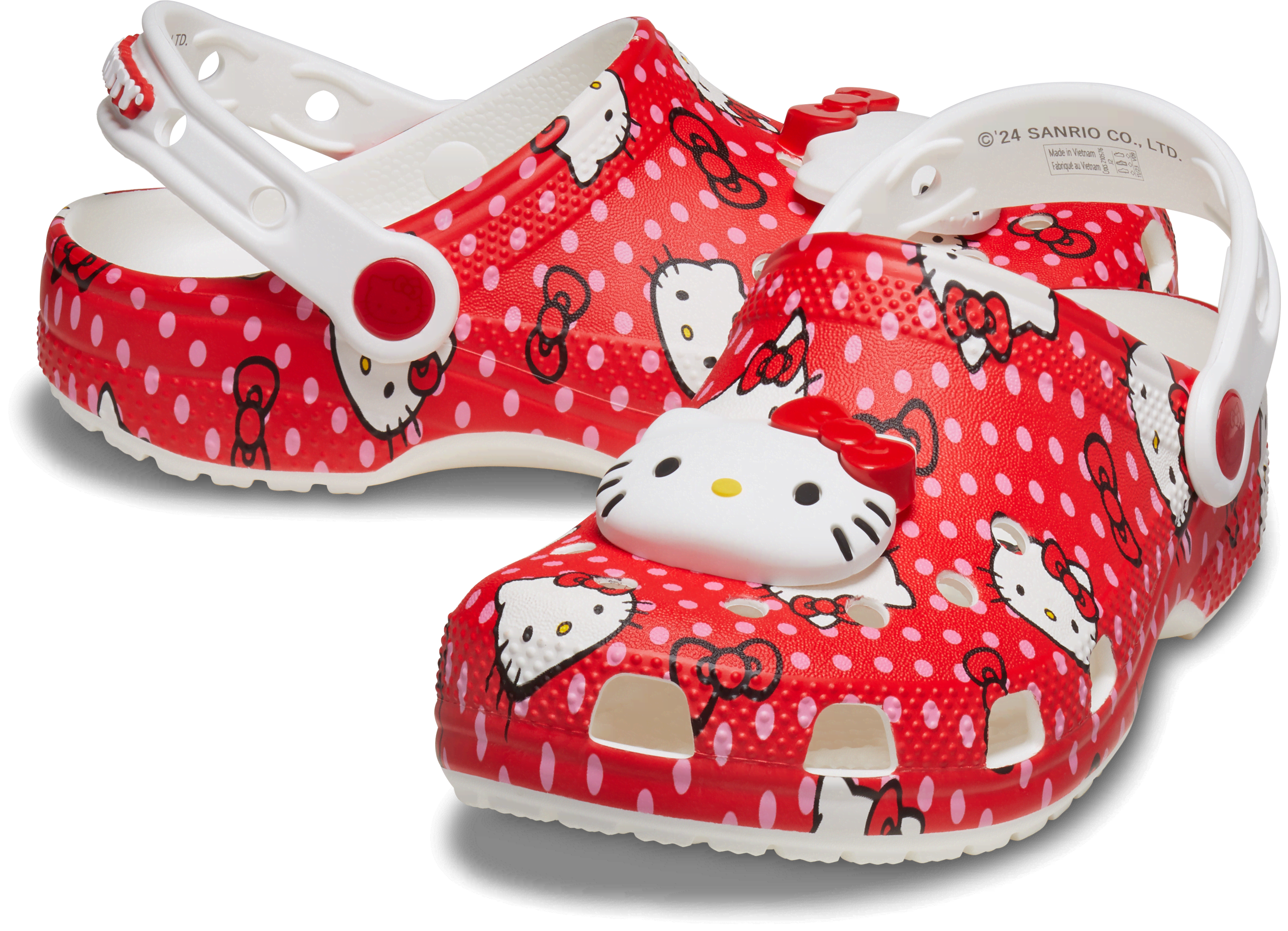 [å] å KIDS'HELLO KITTY RED CLASSIC CLOG åҶѡˤλҡλ å/ 19cm 1821cmۥå ֥ϥƥ å 饷å å