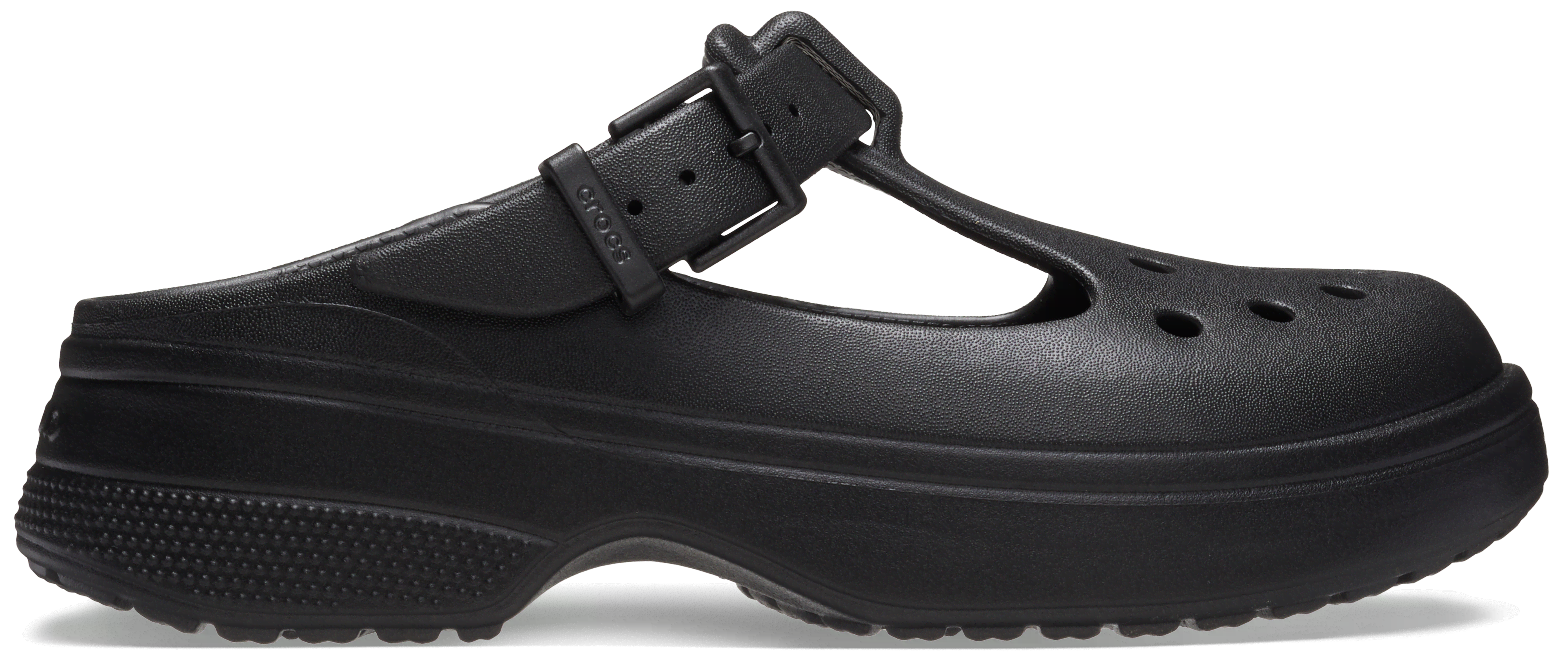 Shop Crocs Classic Mary Jane Clog In Black