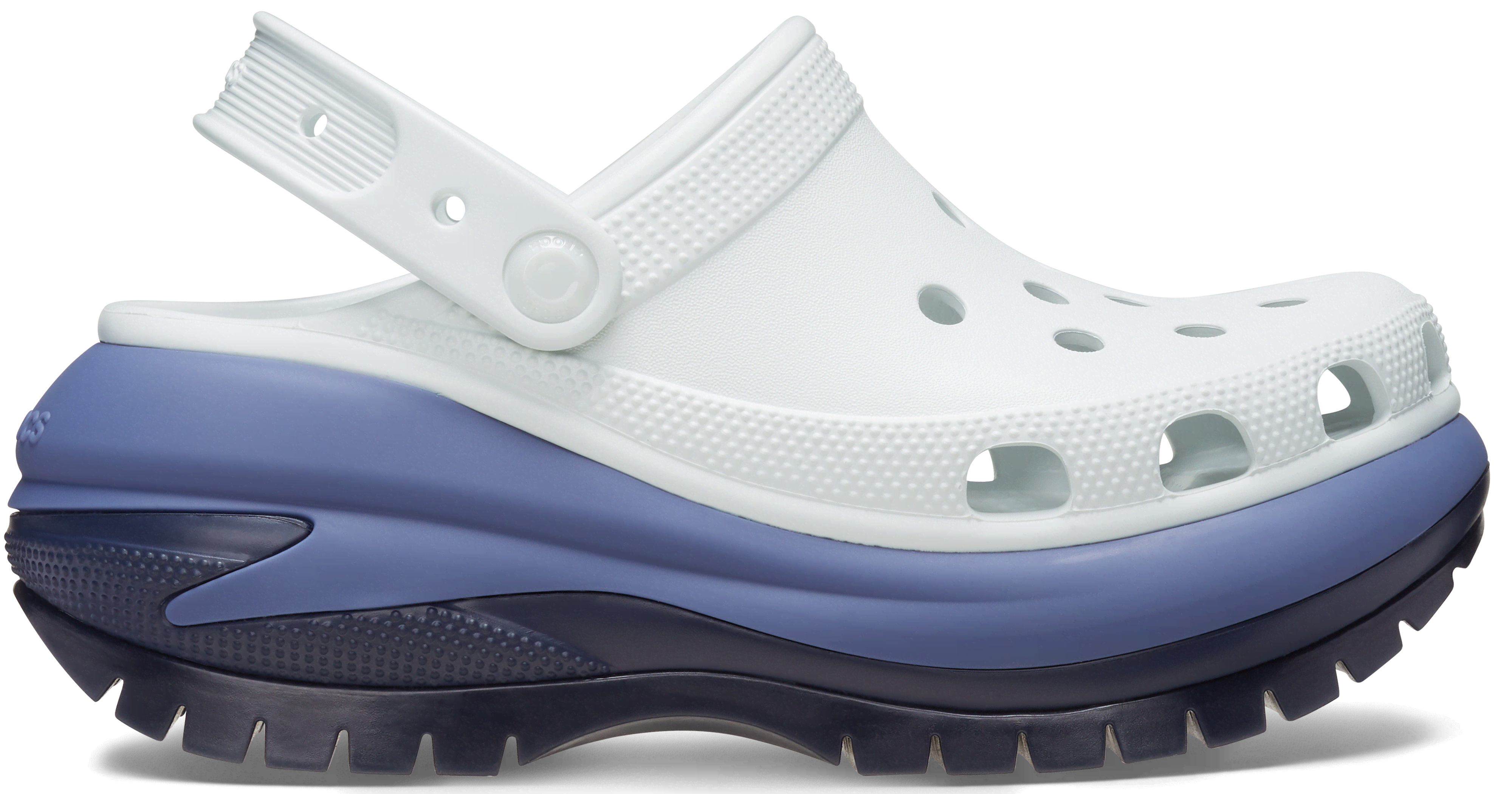 Shop Crocs Mega Crush Matte Sabots Unisex Moonlight/multi 46