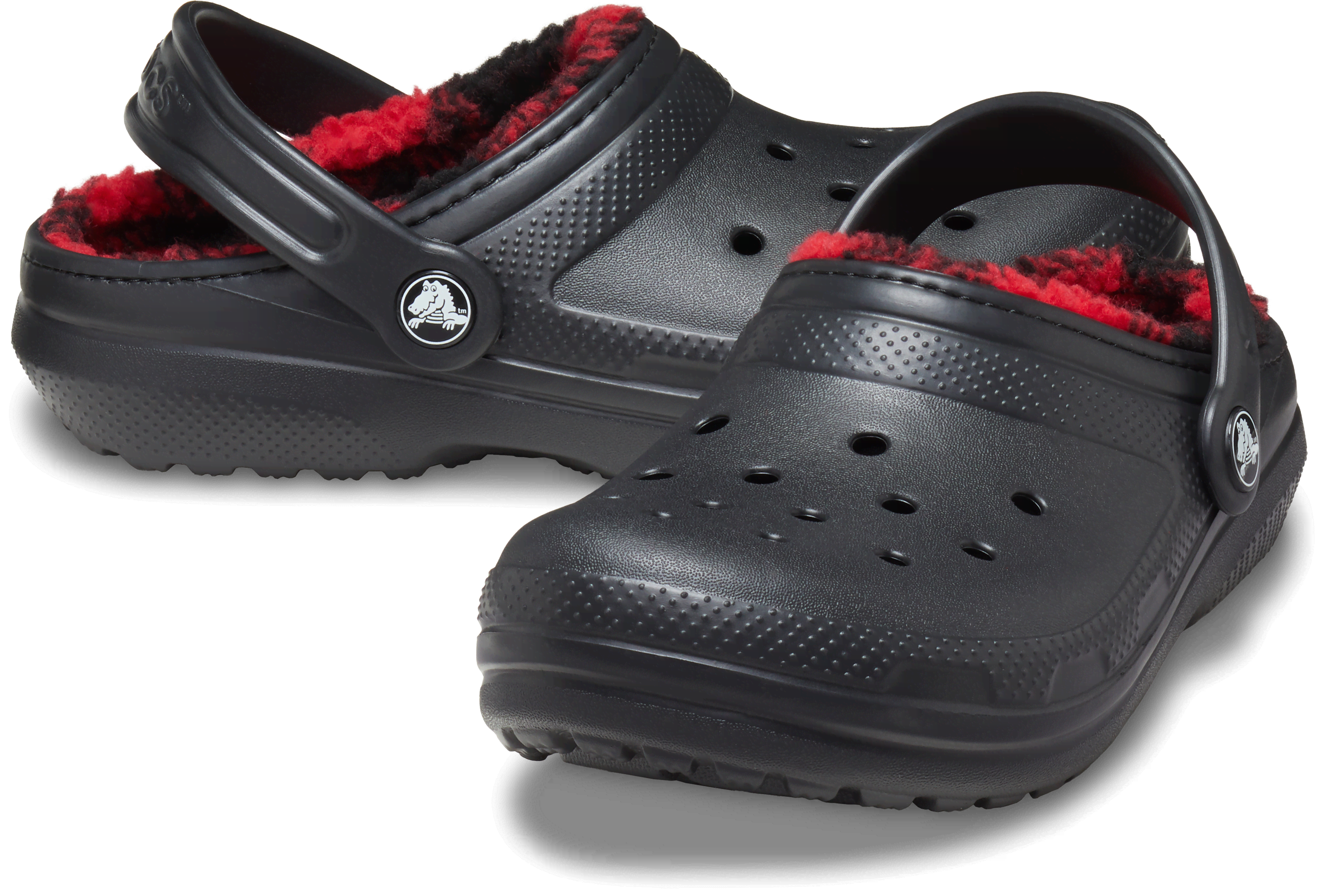 [�����å�������] �����å� KIDS'CLASSIC LINED BUFFALO CHECK CLOG ���å����Ҷ��ѡ��ˤλҡ����λ� �֥�å�/�� 20cm ��18cm��21cm�ۥ��å� ���饷�å� �Хåե����� �����å� �����å�