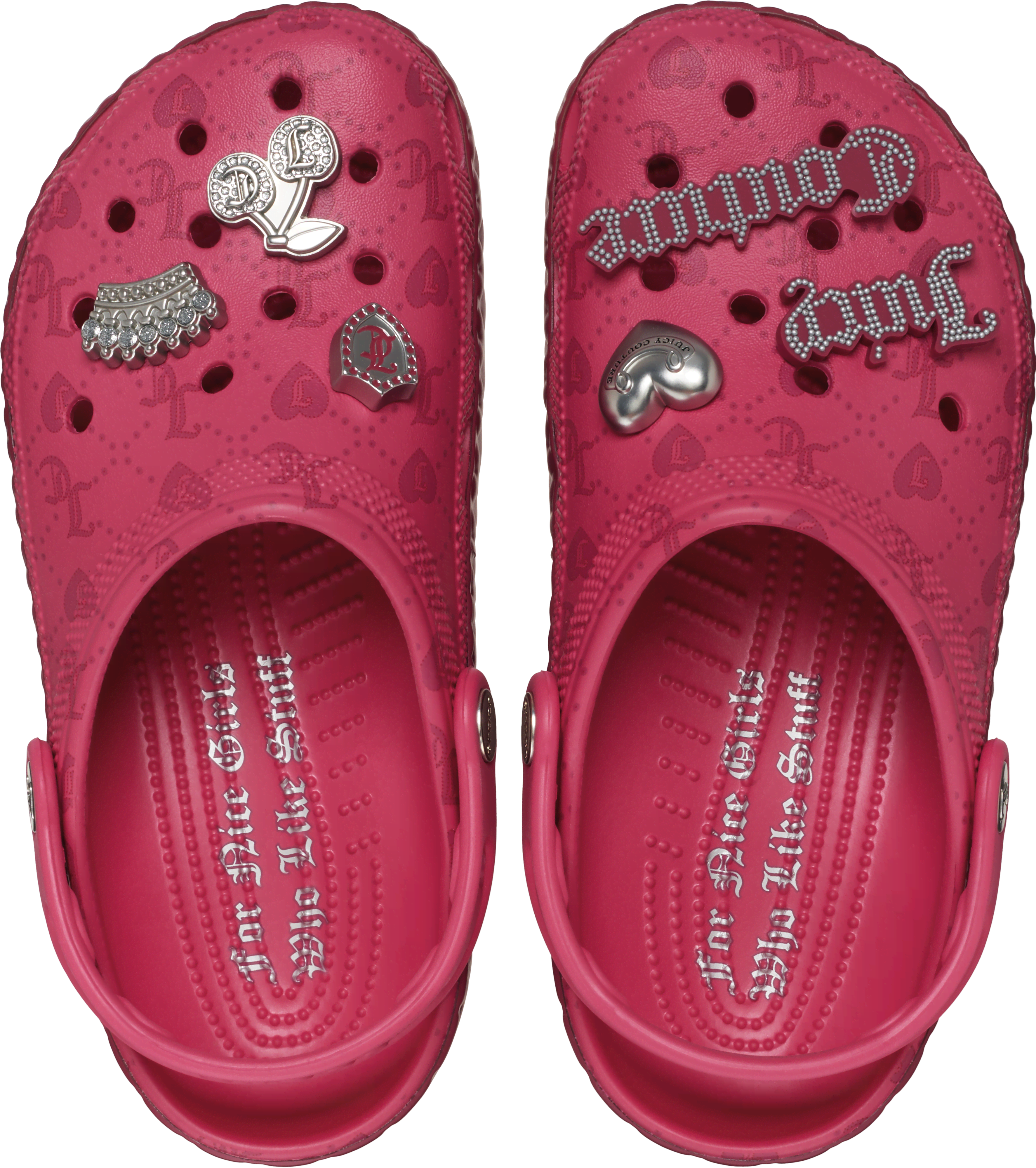 CROCS JUICY COUTURE CLASSIC CLOG; MULTI, W6/M4 