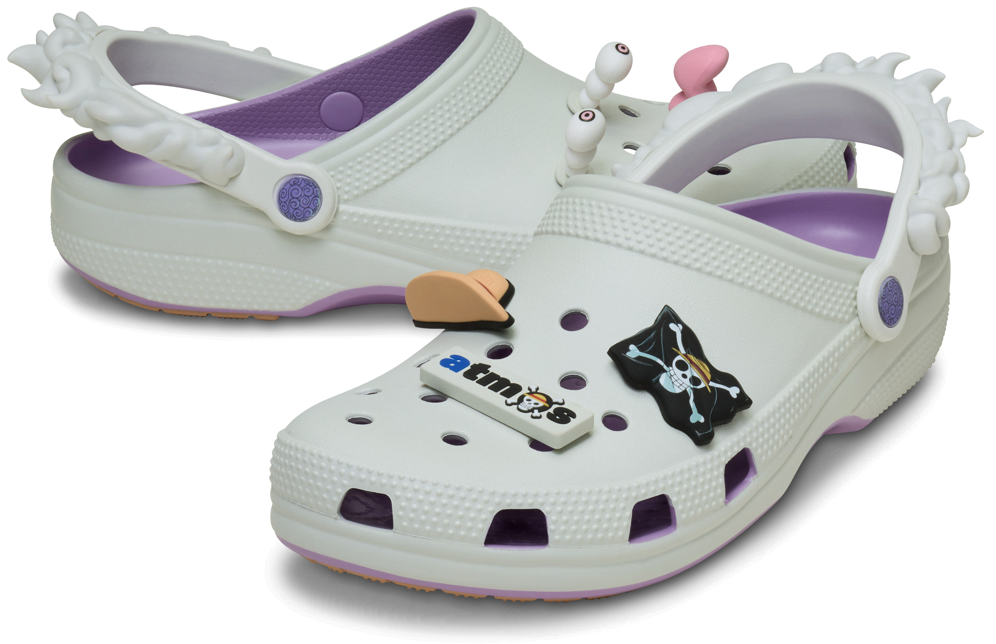 【最短当日出荷】 コレクション - ベストセラー ONE PIECE GEAR 5 x atmos x Crocs クラシック ラバーアウトソール クロッグ ONE PIECE GEAR 5 x AT