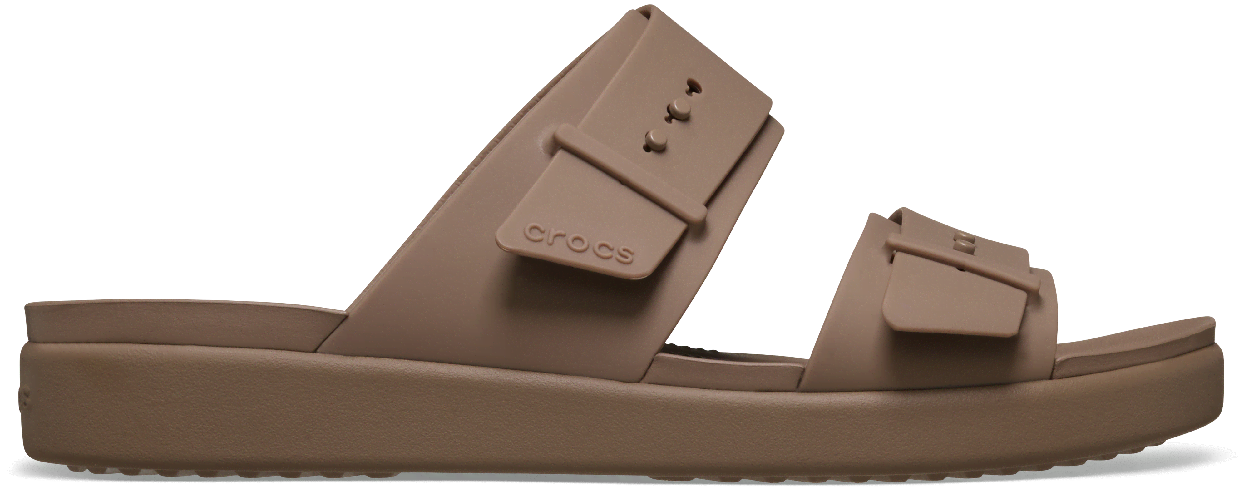 Crocs | Damen | Brooklyn Buckle Low Low | Sandalen |  | 42 In Brown