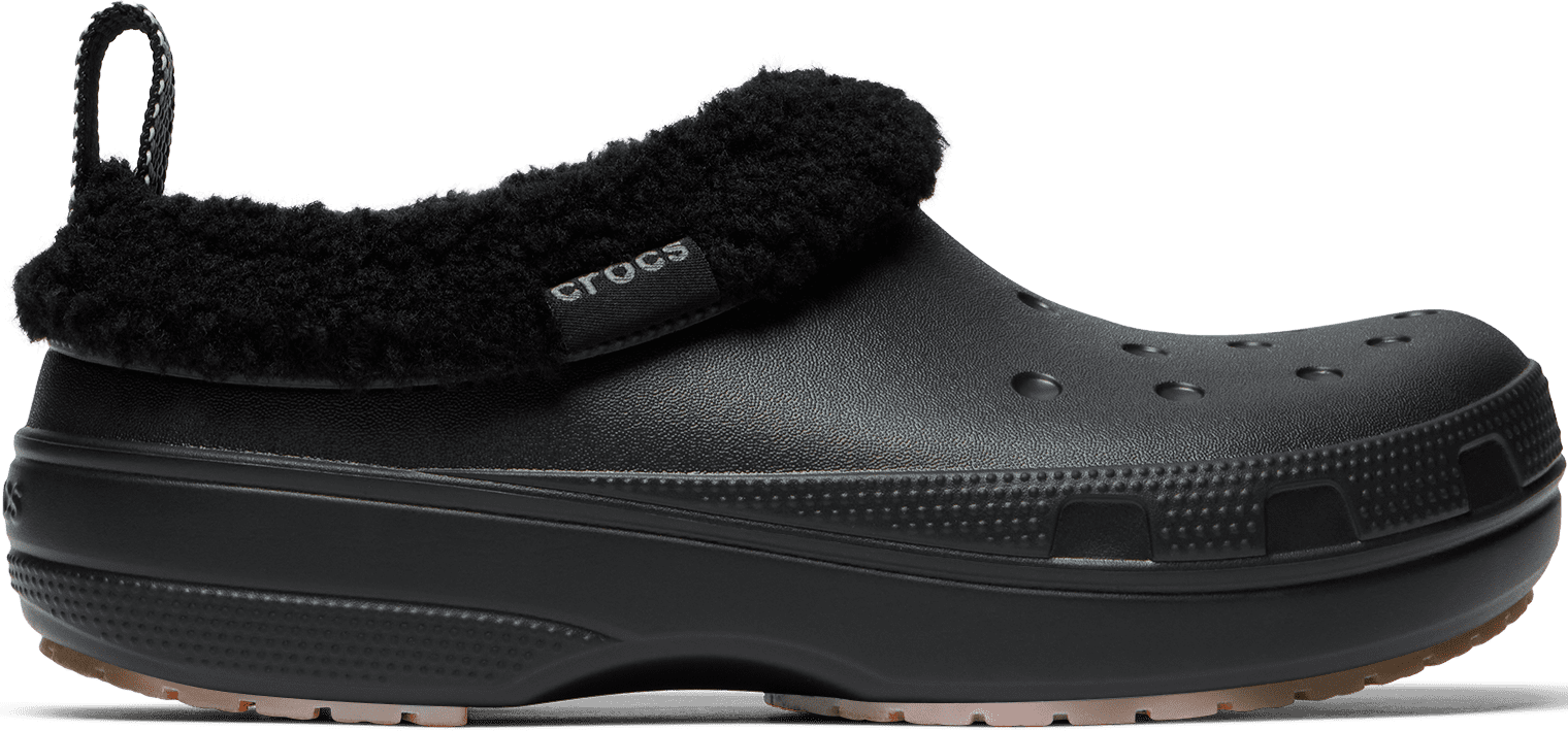 Crocs | Unisex | Classic Lined Shorty | Shoes | Black | W4/M3