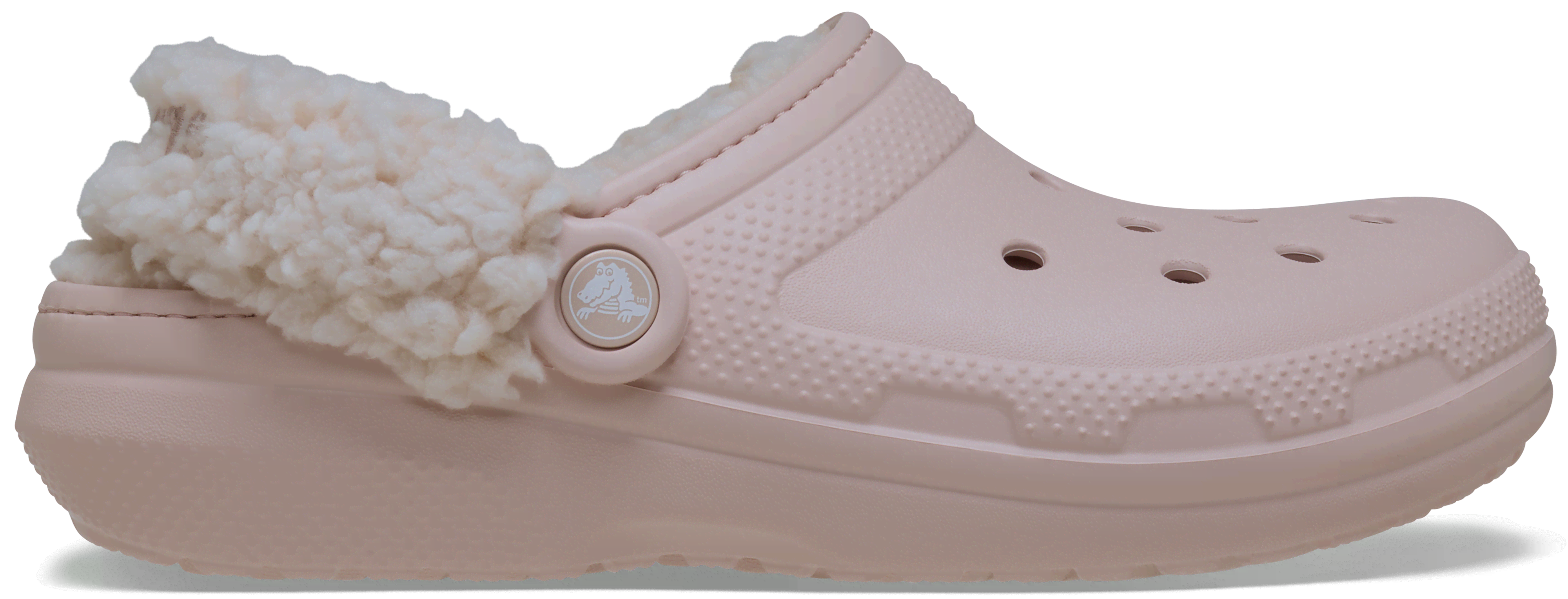 Crocs Classic Fleece Lined Clog Quartz  in Women's Size 6 and Men's Size 5