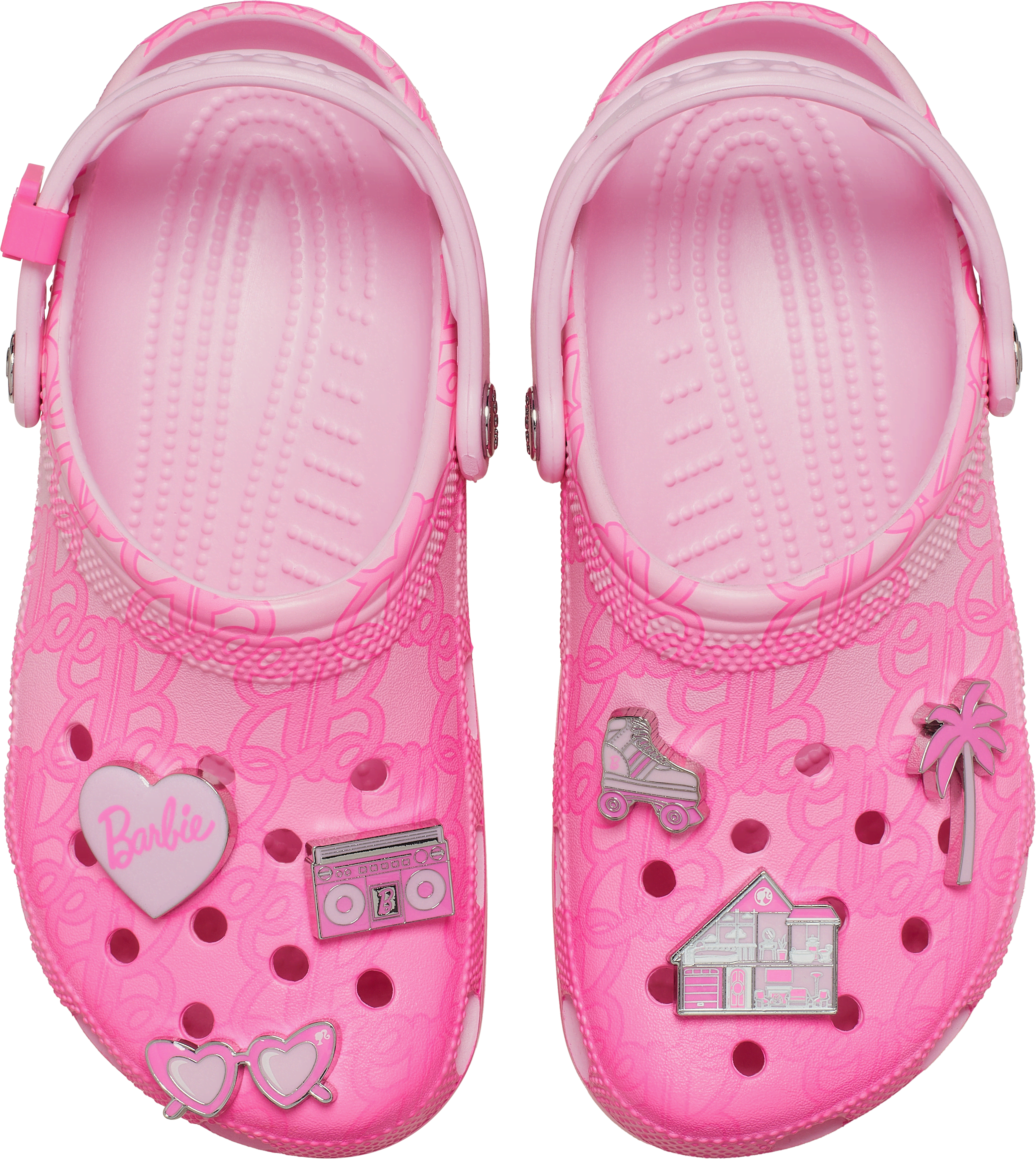 Crocs Mattel Pink Barbie Classic Clog; Multi, W10/m8 In Multi