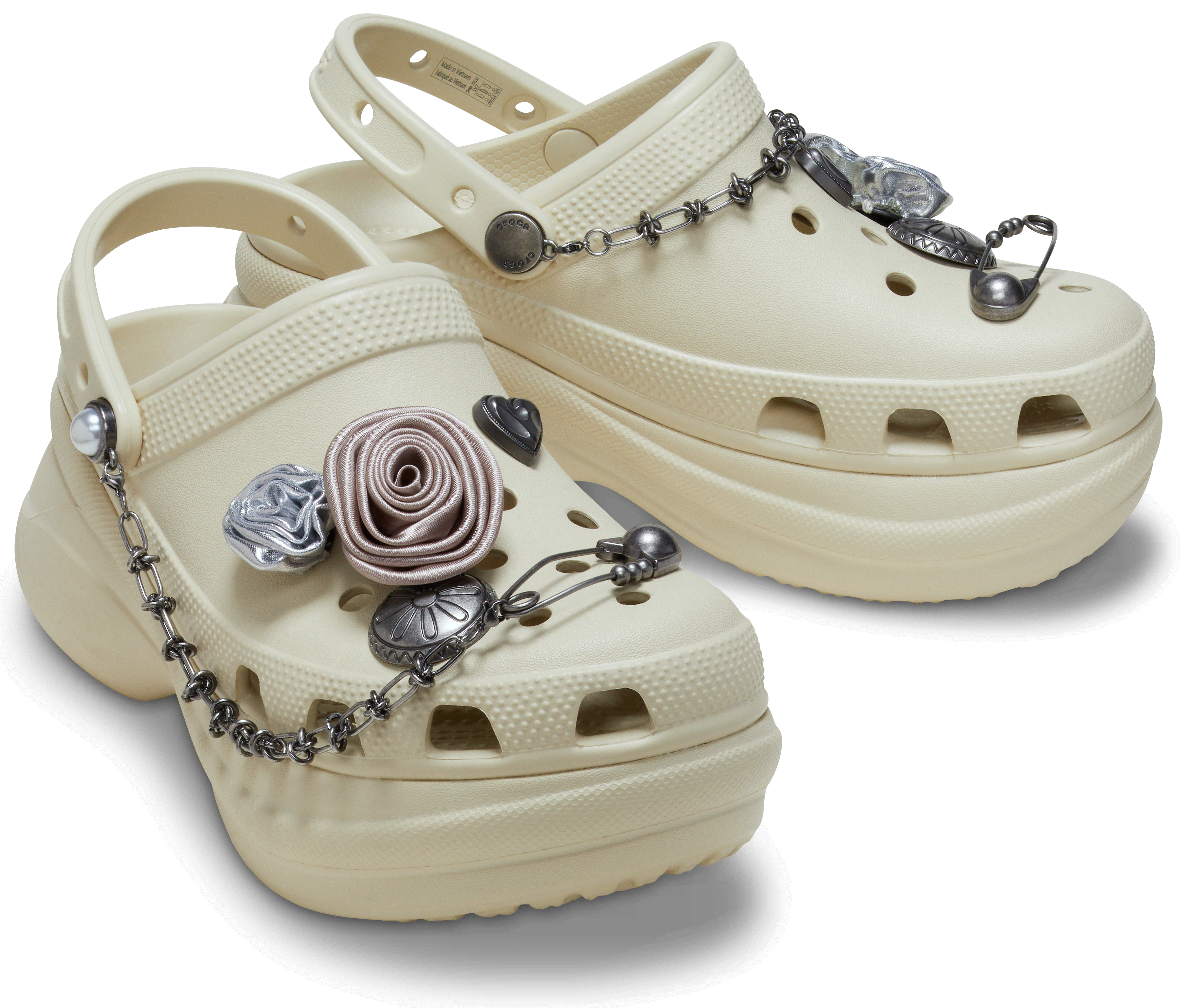 [NbNX] NbO BAE METALLIC ROSE CLOG BONE YAjp zCg/ 23cm xC ^bN [Y NbO