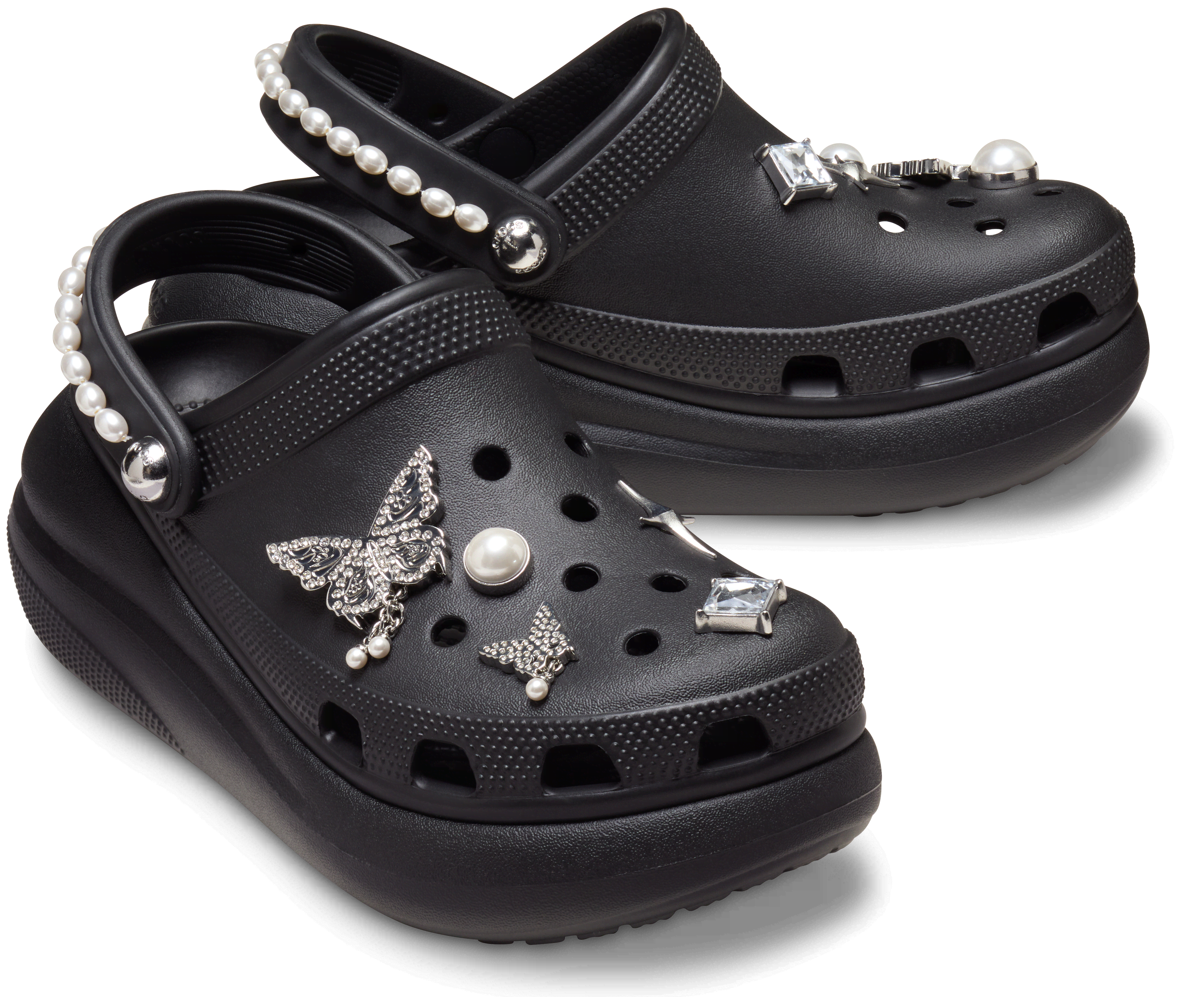 [NbNX] NbO CRUSH BUTTERFLY JEWEL CLOG YAfB[X ubN/ 27cm NbV o^tC WG NbO