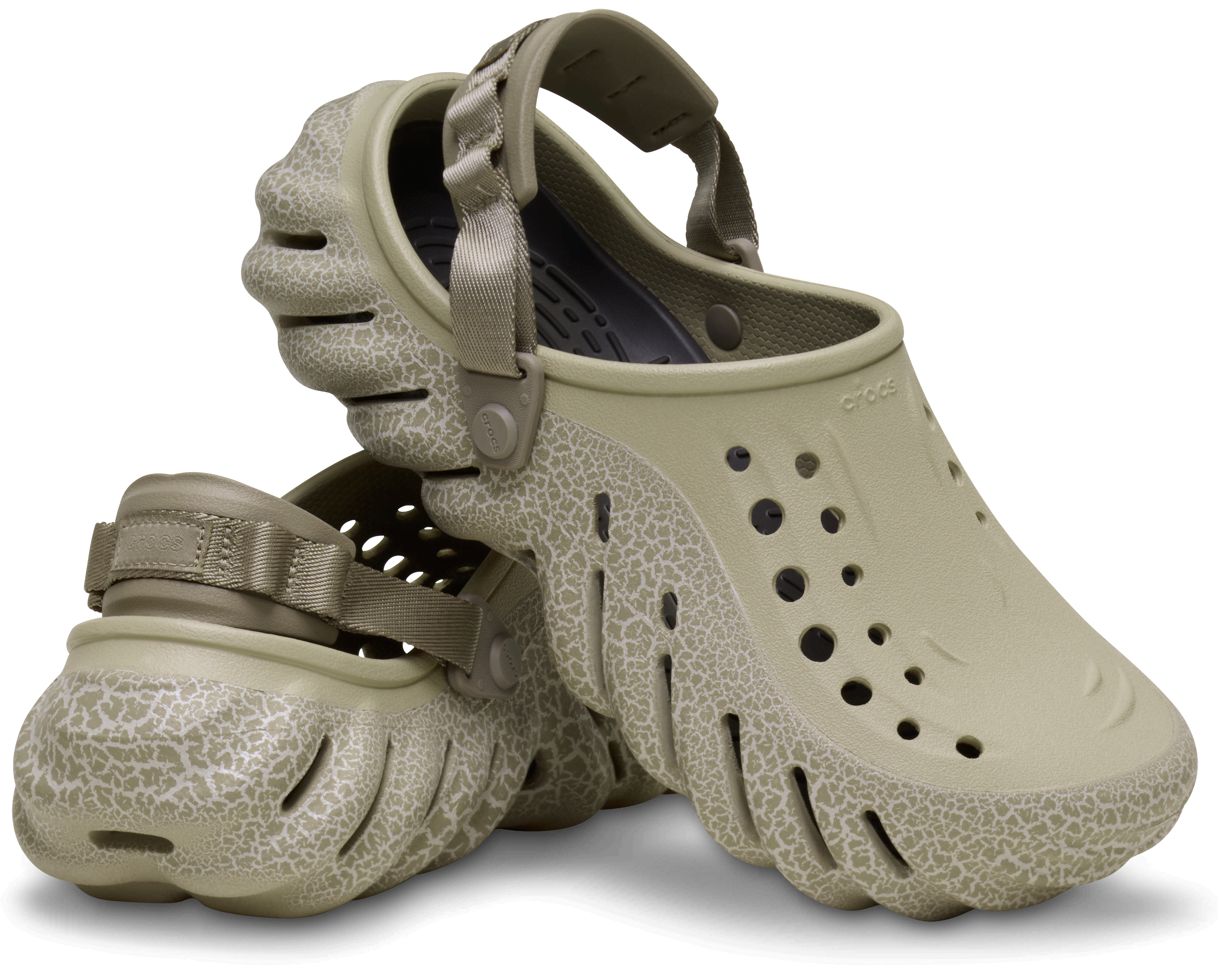 [å] å ECHO CRACKLE CLOG 󥺡ǥ ֥饦/ 27cm  å å