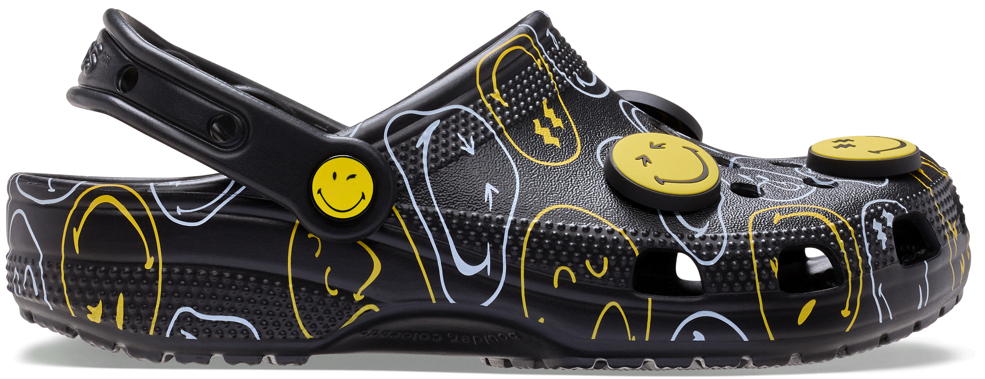 Crocs Smileyworld Classic Clog   in Women's Size 4 and Men's Size 3