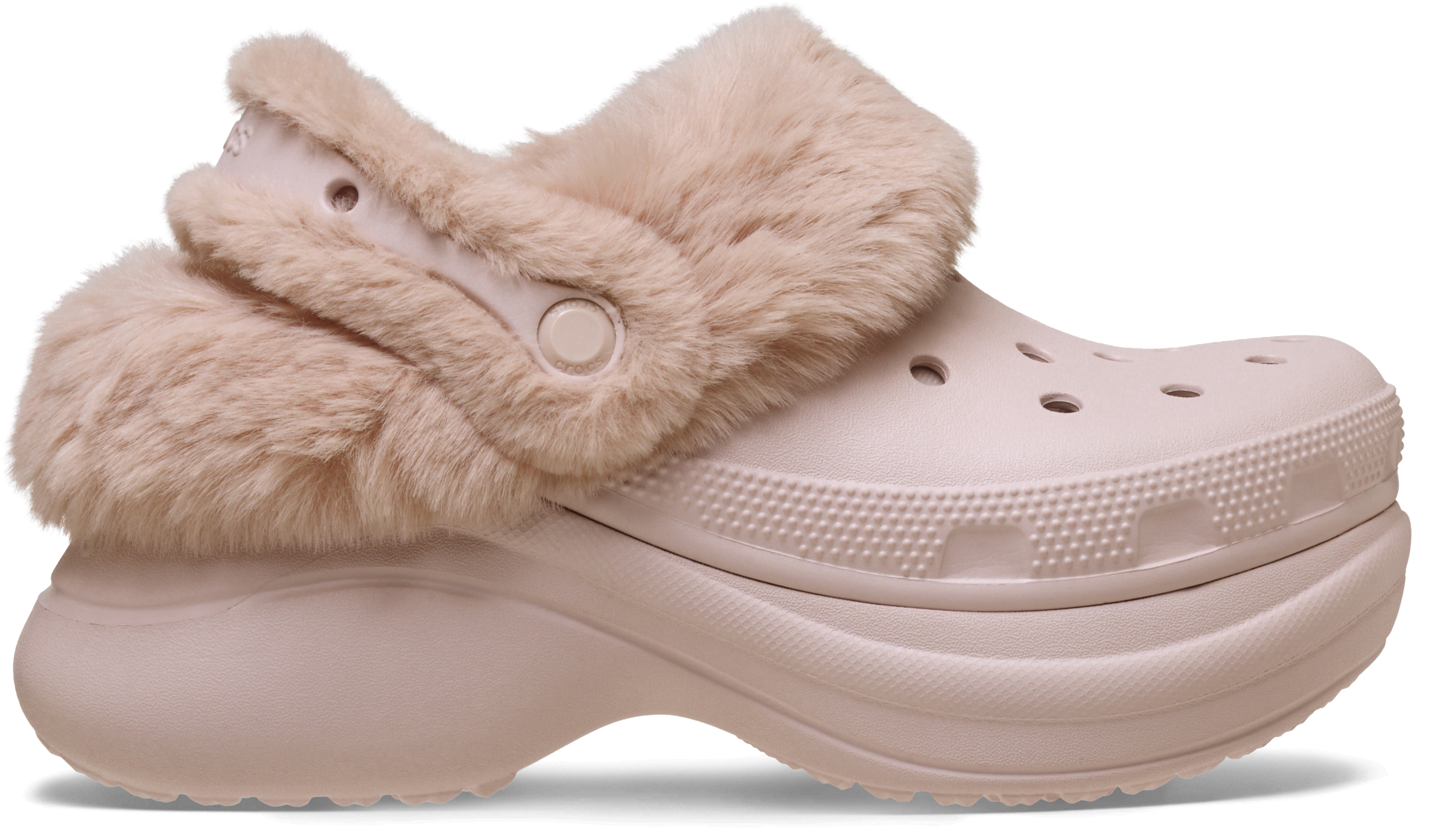 Crocs | Women | Bae Lined | Clogs | Quartz | 7 In Gray