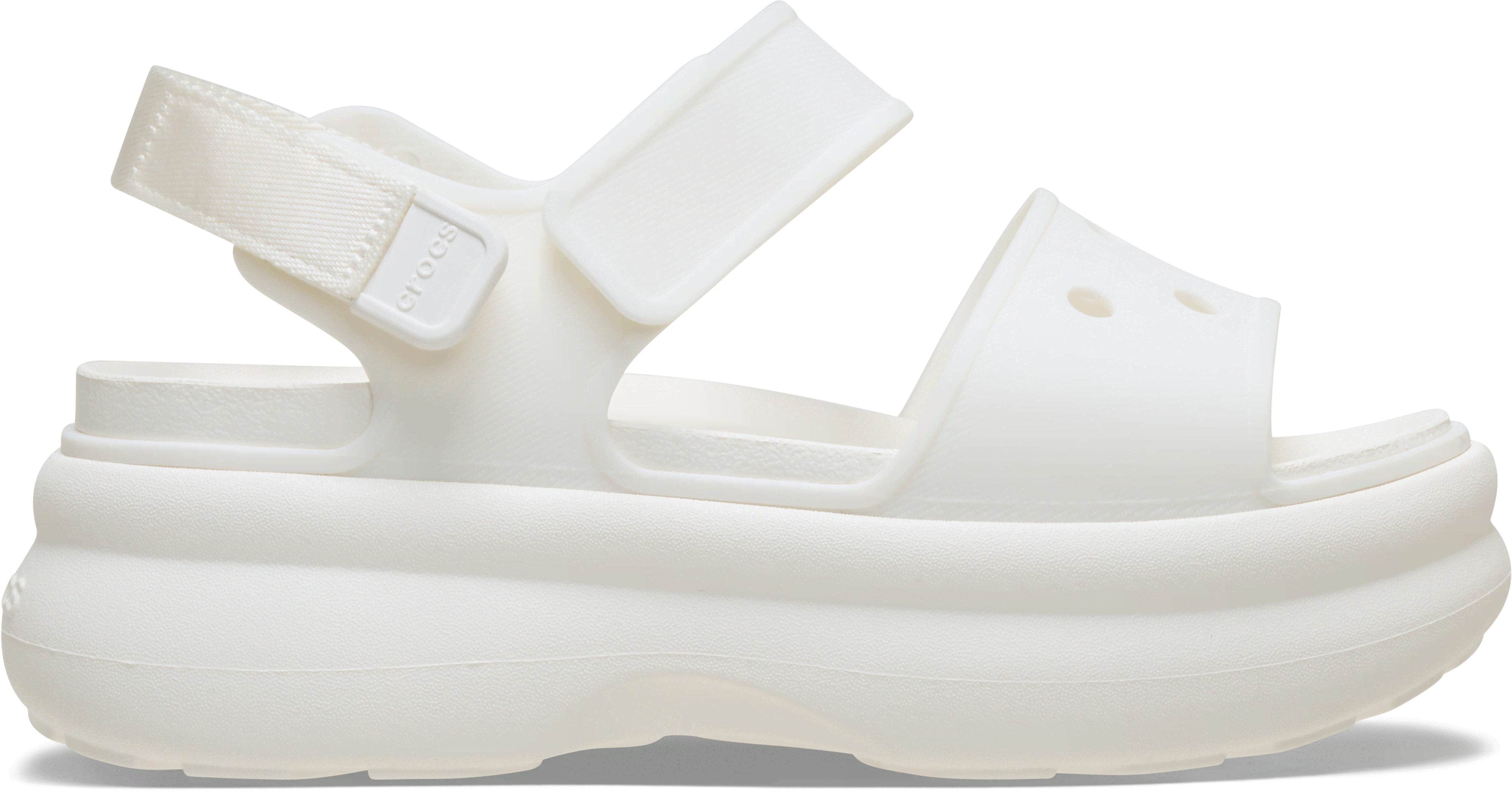 Crocs Soho Y-strap Sandal; Chalk, W10 In Gray
