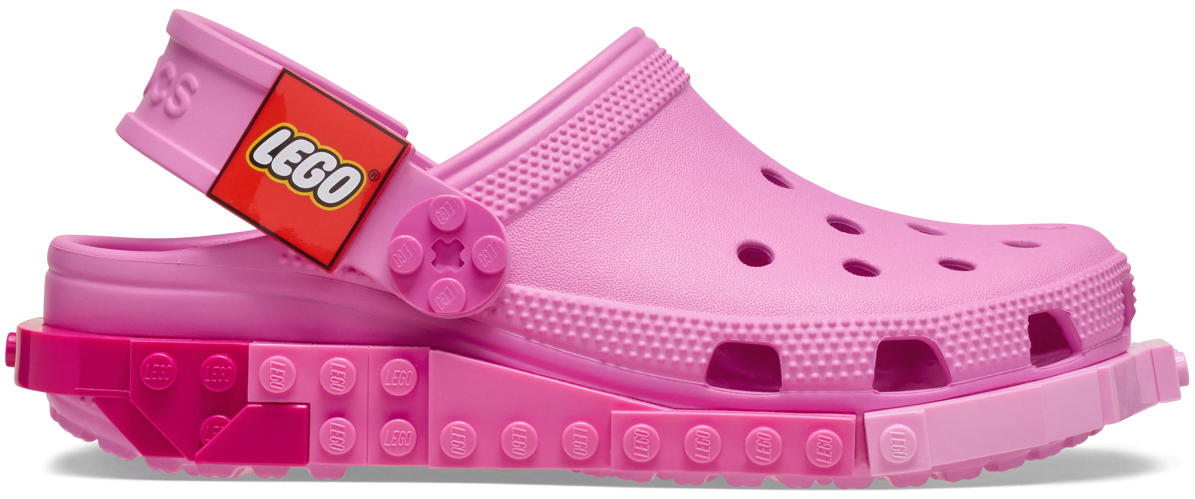 Crocs Classic Unisex Flip-Flops and Sandals - Pink - Size 2 - Plastic/Polycarbonate