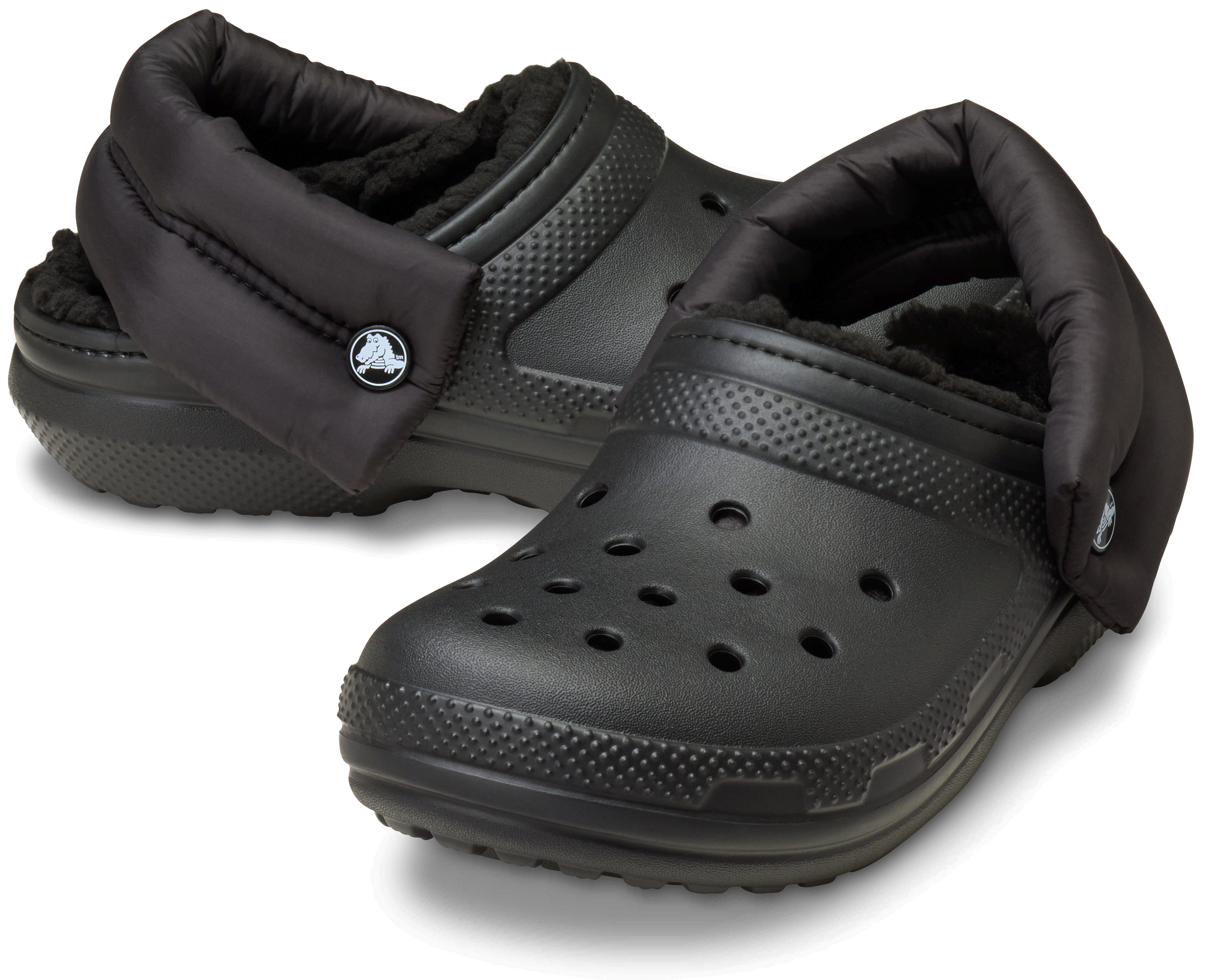 [NbNX] NbO CLASSIC PUFF STRAP LINED CLOG YAfB[X 31cm NVbN pt Xgbv Ch NbO