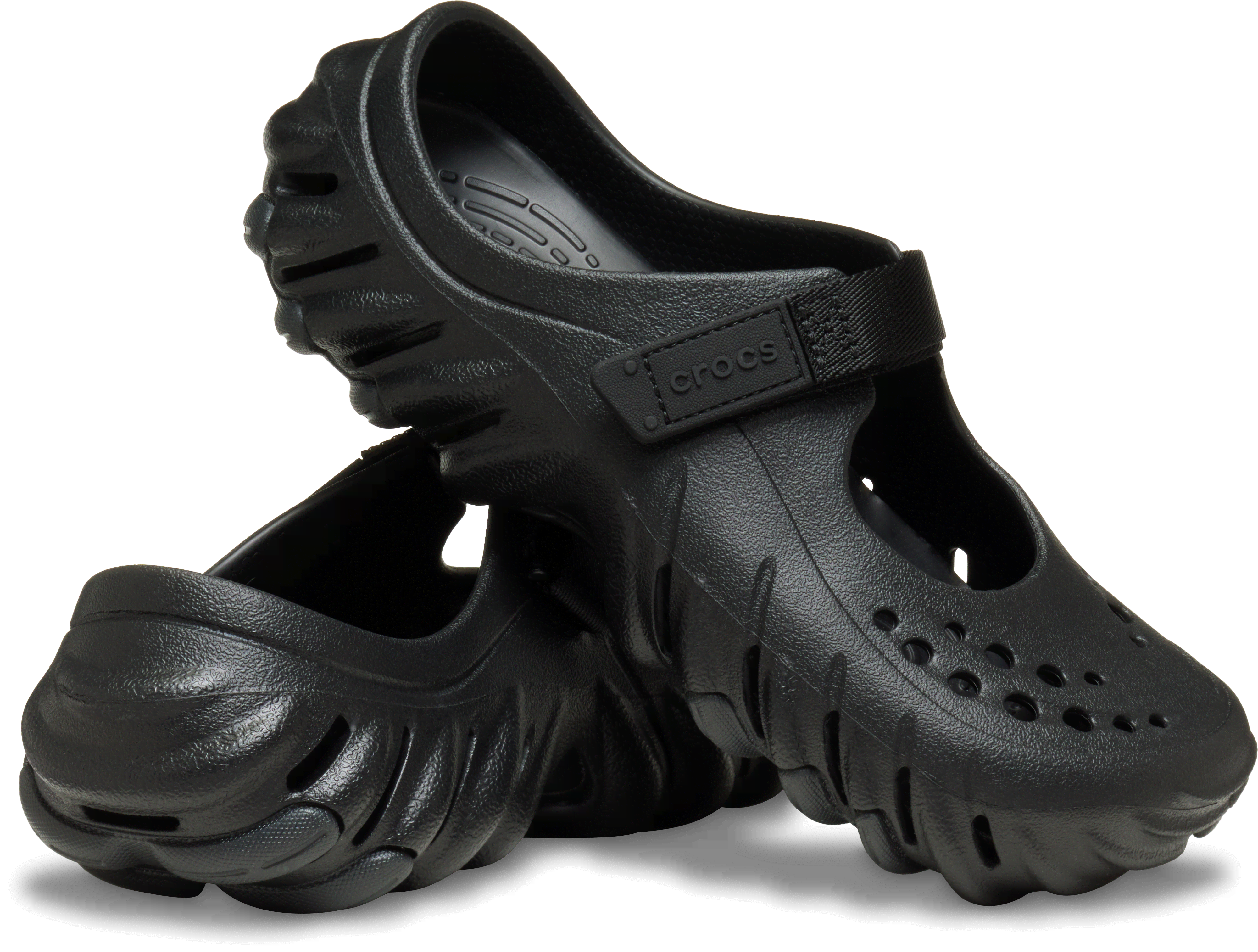 [�N���b�N�X����] �C ECHO MARY JANE CLOG �����Y�A�j���p �u���b�N/�� 26cm �G�R�[ �����[�W�F�[�� �N���b�O