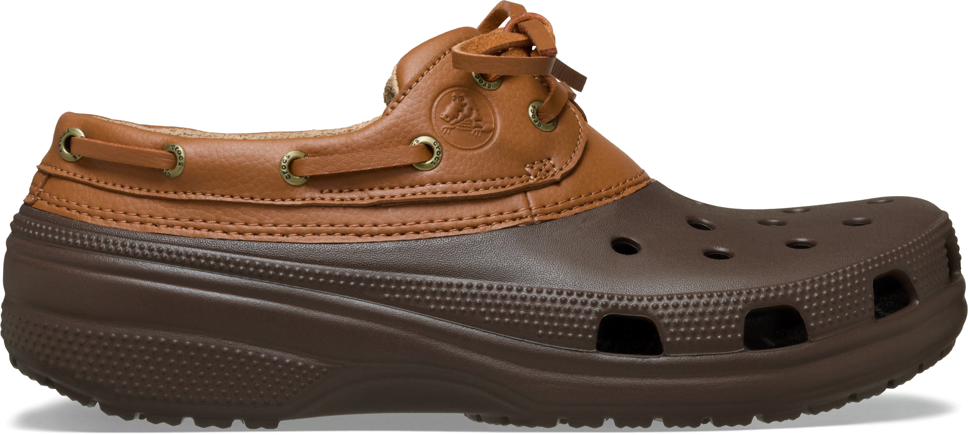 Crocs | Unisex | Classic Boat Shoe | Shoes | Coffee / Cognac | W9/M8