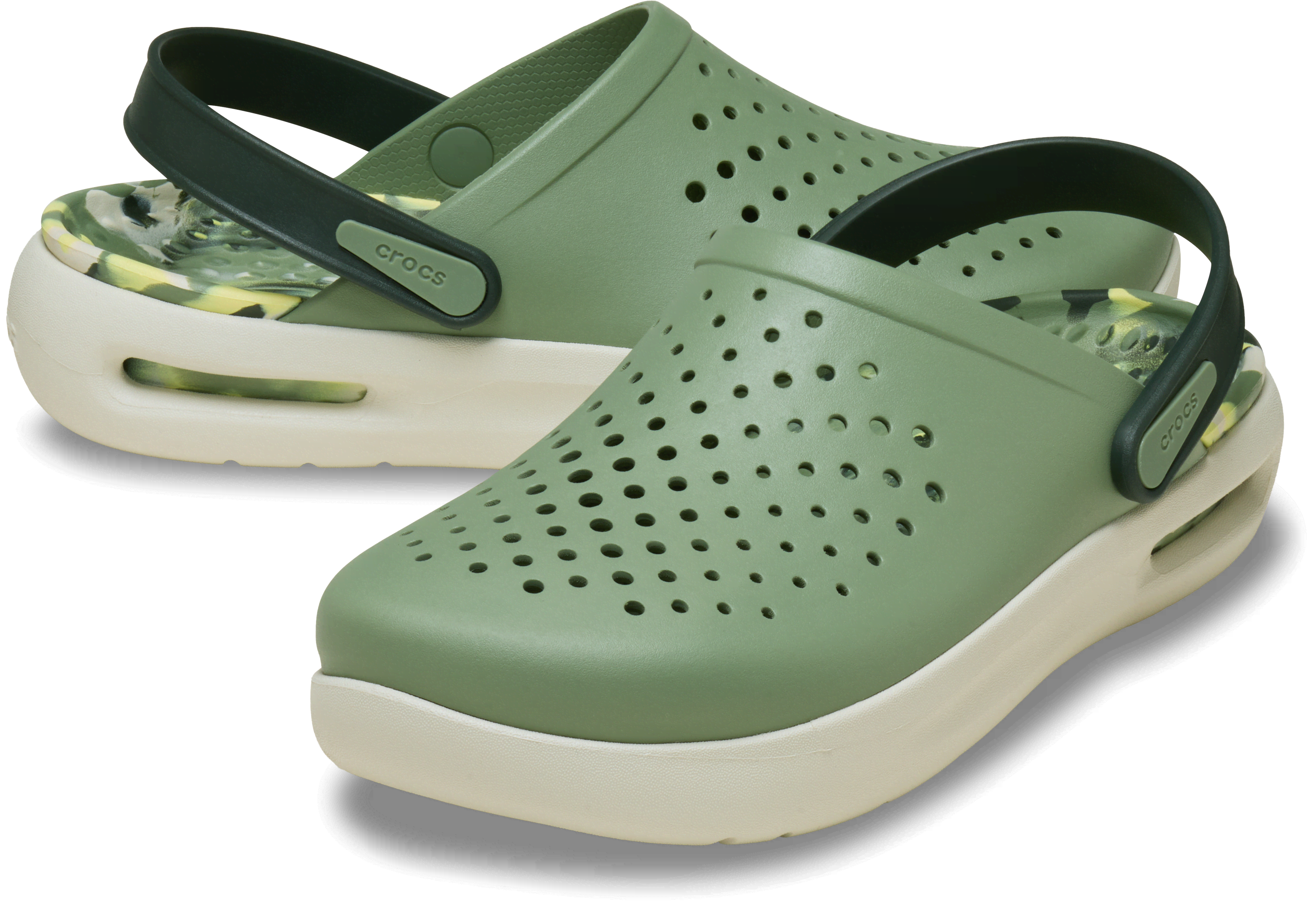 [�N���b�N�X����] �N���b�O INMOTION MARBLED CLOG �����Y�A���f�B�[�X 22cm �C�����[�V���� �}�[�u�� �N���b�O