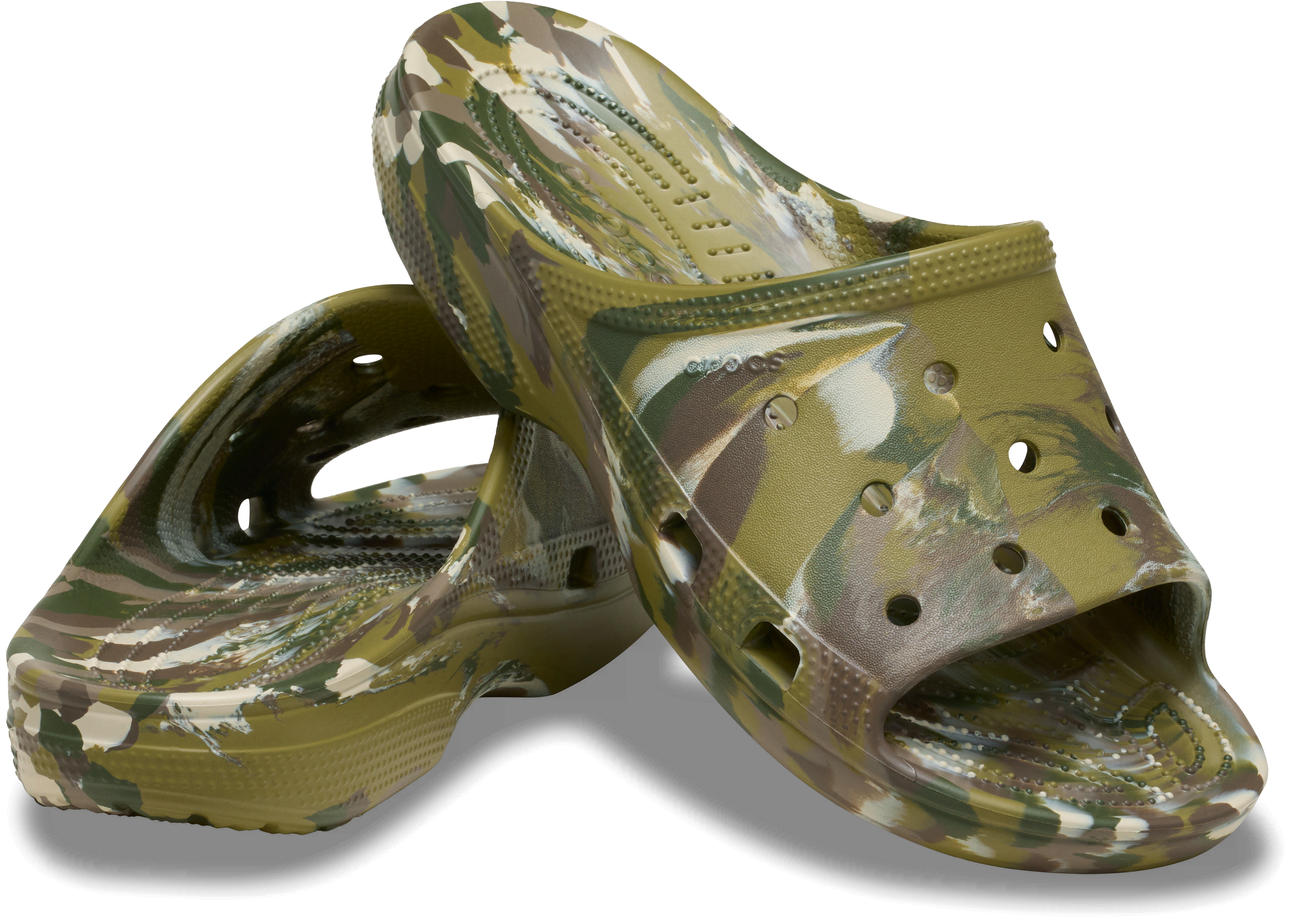 【最短当日出荷】 コレクション - サンダル メンズ クラシック マーブルド アイコン スライド CLASSIC MARBLED ICON SLIDE M 〈色〉グリーン/緑 〈サイズ〉26cm 新し