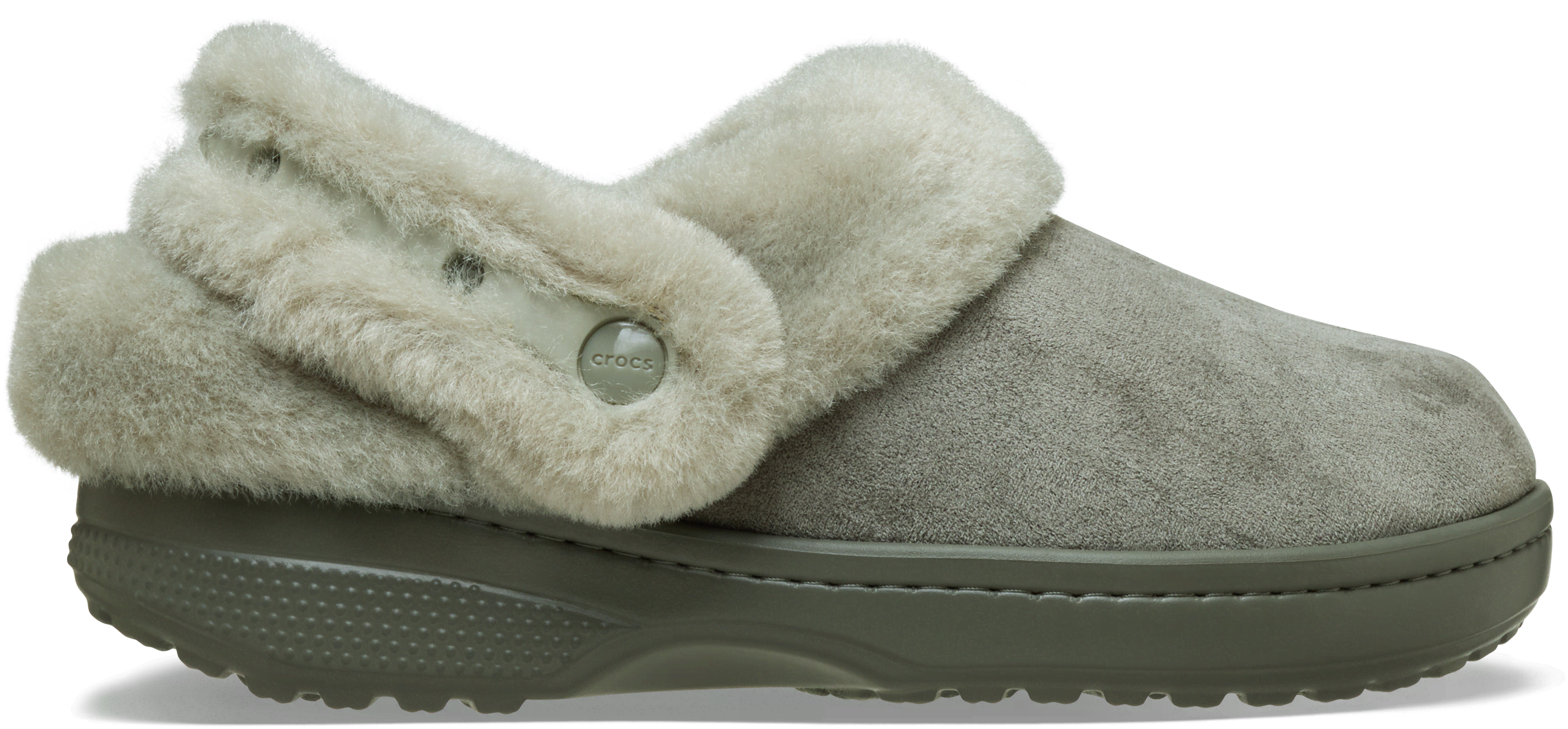 Crocs | Unisex | Classic Unfurgettable Vegan Suede | Clogs | Galactic Grey | W7/m6 In Gray
