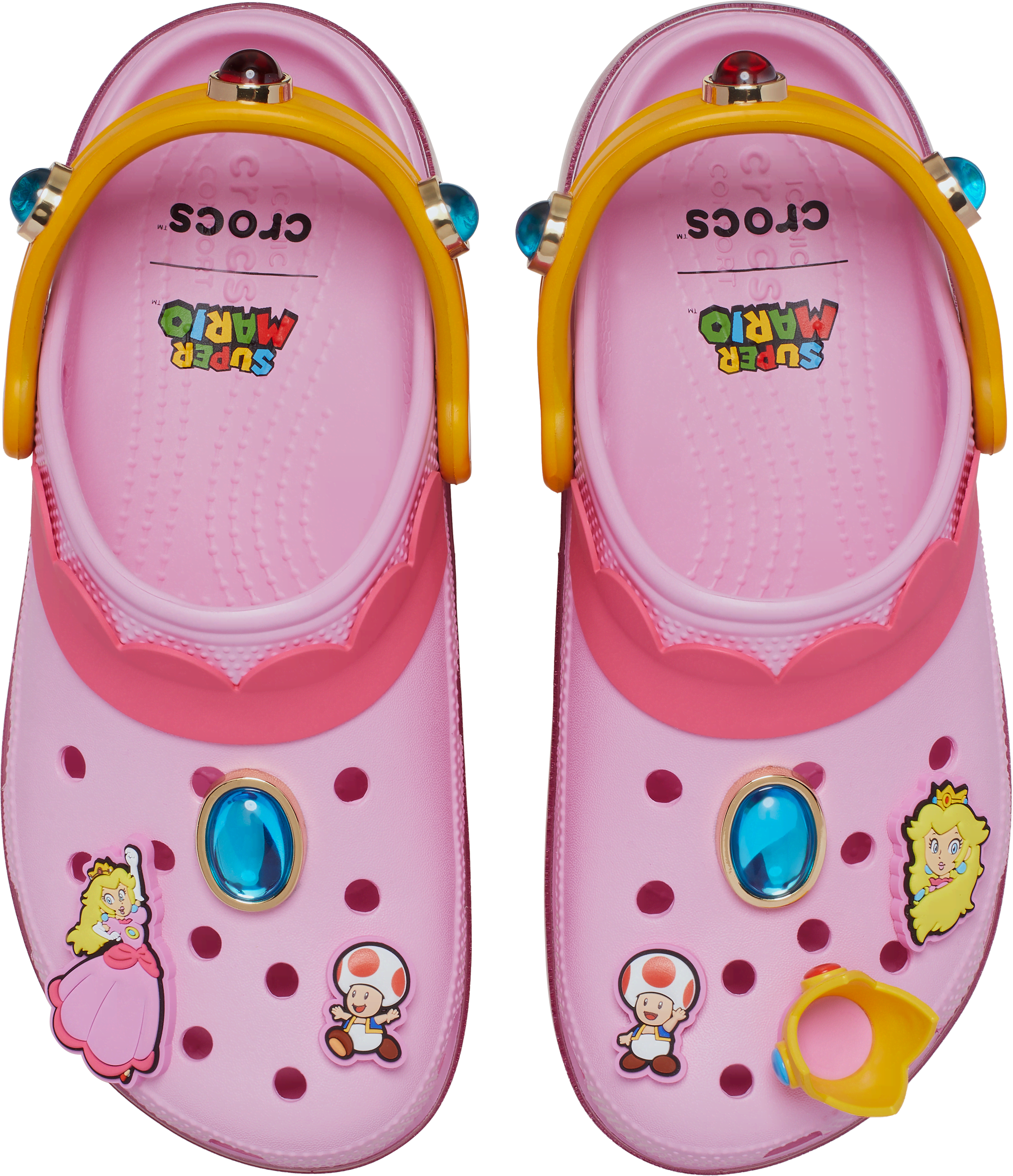 Crocs | Women | Princess Peach Classic Platform | Clogs | Multi | 4