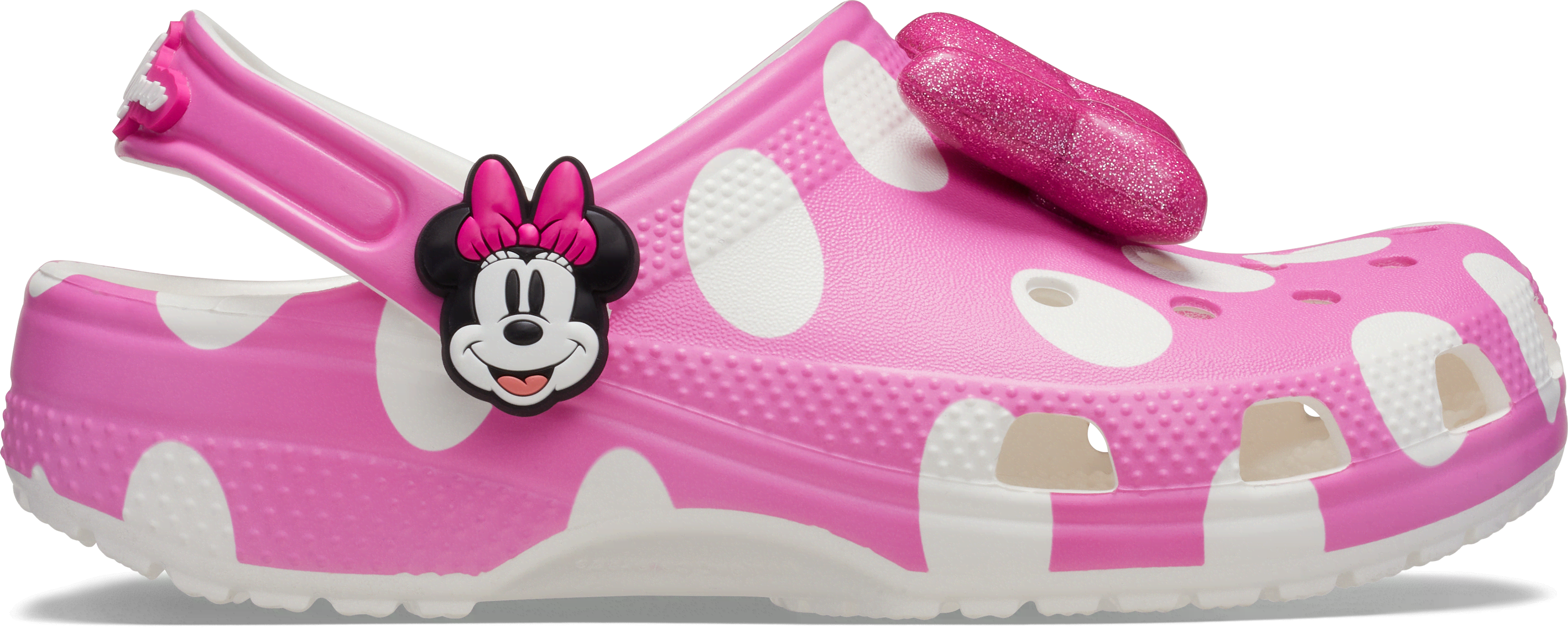 Crocs  Minnie Mouse Cls Clg T  girls's Children's Clogs (Shoes) in Pink