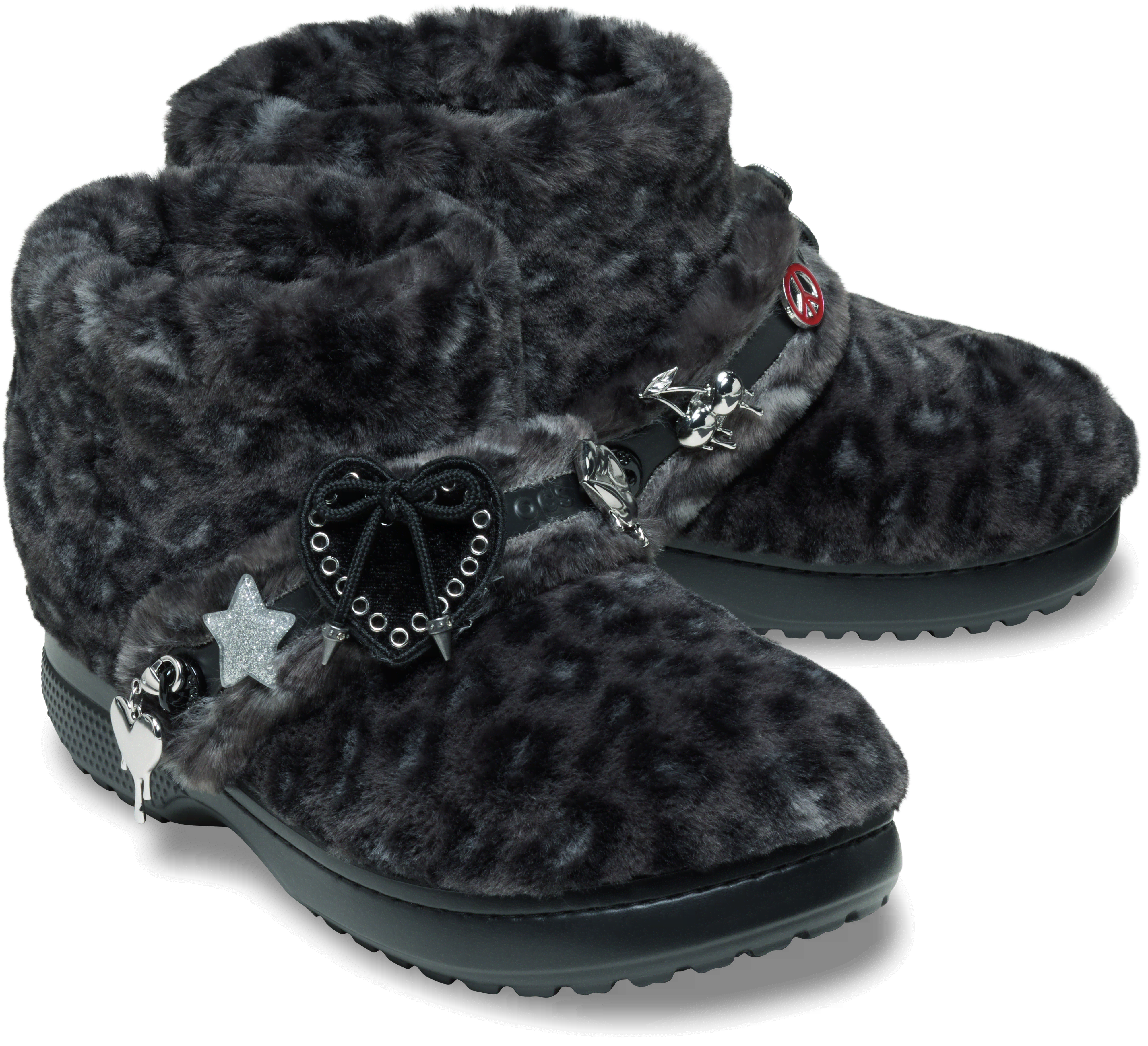 [NbNX] C CLASSIC UNFURGETTABLE LEOPARD BOOT YAfB[X ubN/ 22cm NVbN At@[Qb^u Ip[h u[c
