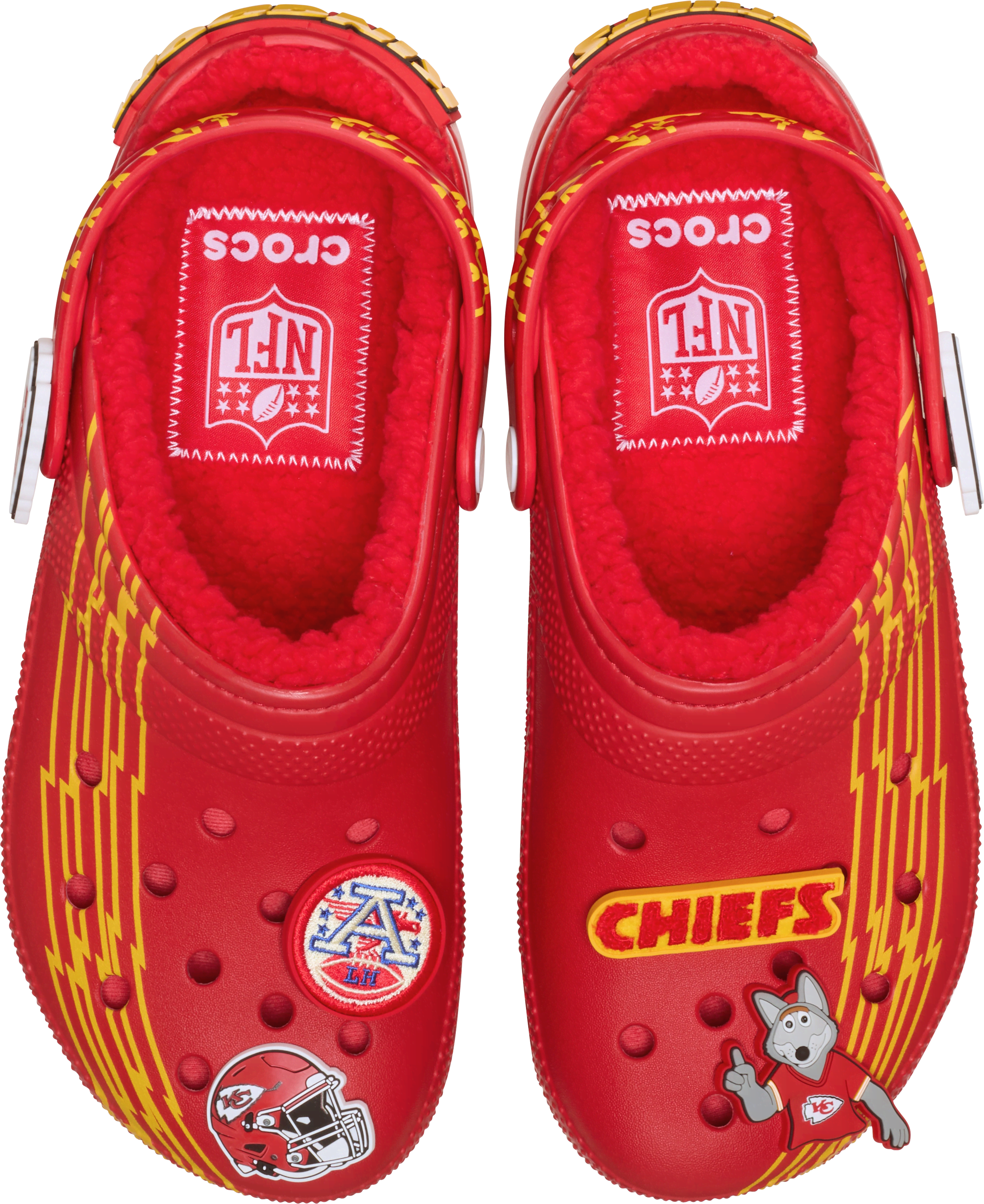 Crocs | Unisex | NFL Kansas City Chiefs Classic Lined | Clogs | Multi | W4/M3