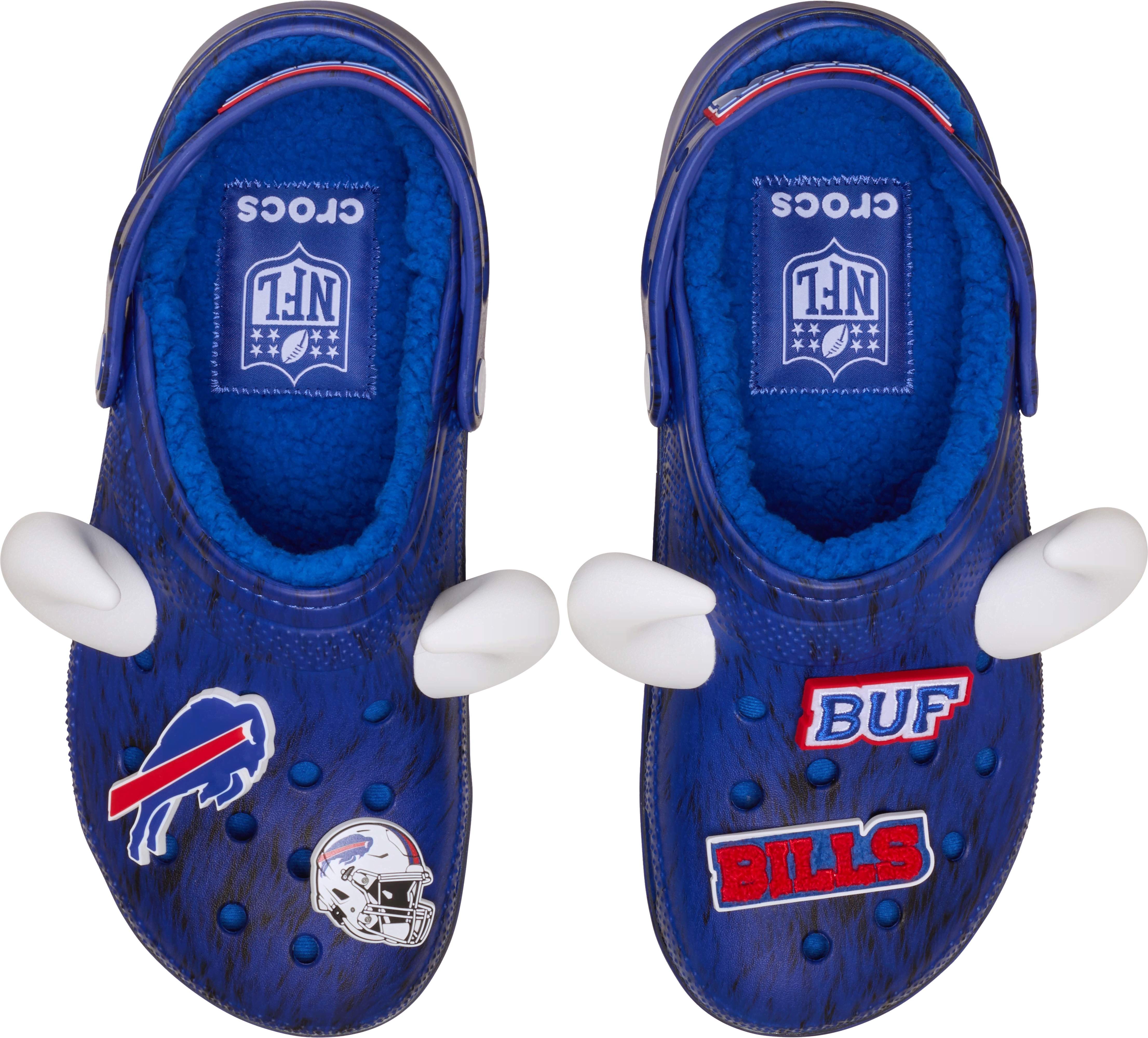 Crocs Nfl Buffalo Bills Classic Lined Clog   in Men's Size 10