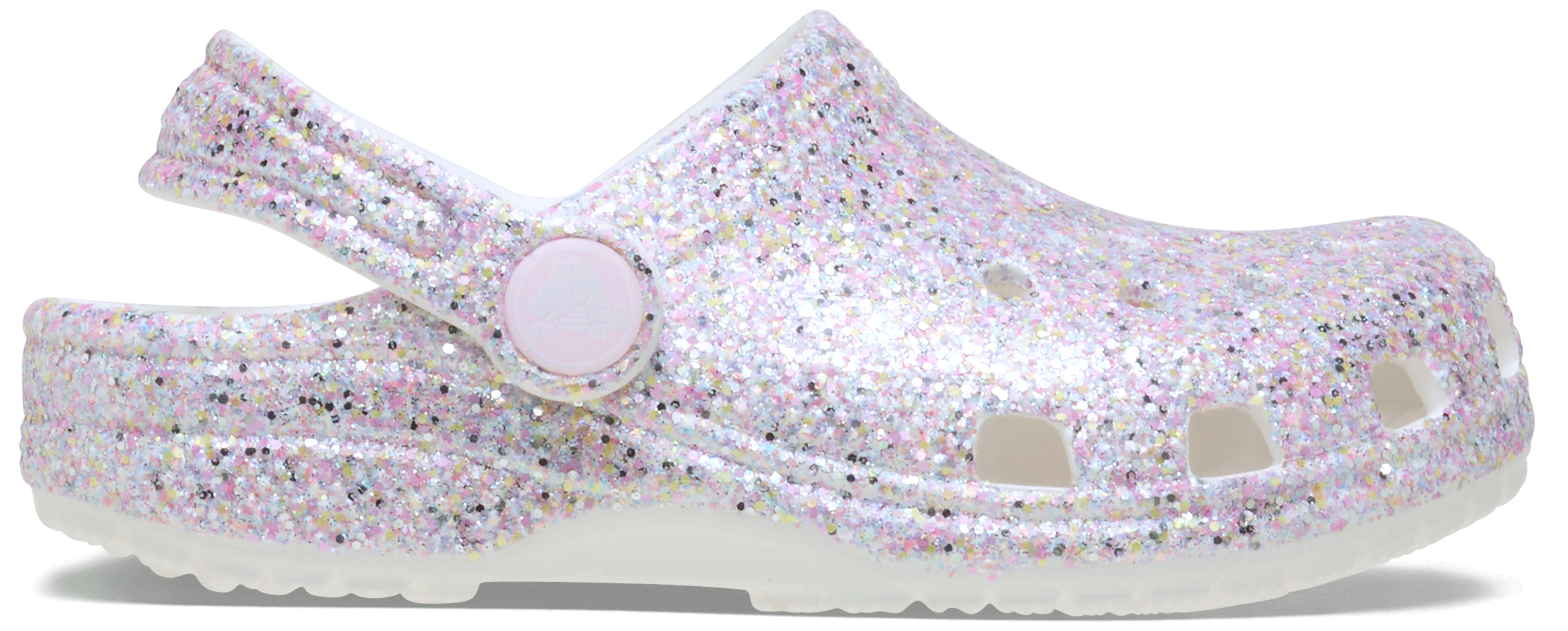 Crocs | Kinder | Toddler Classic Fantasy Glitter  | Clogs |  | 20 In White