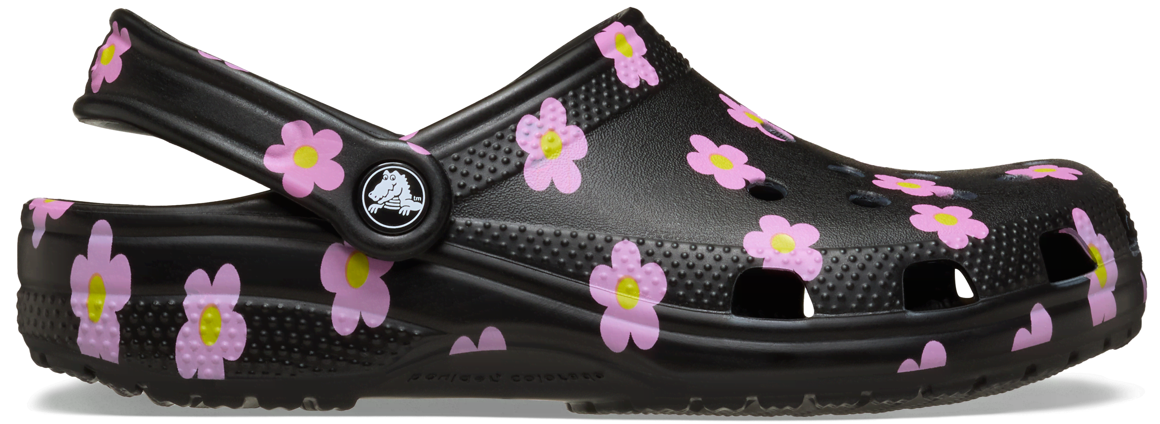 Crocs | Kinder |  Classic Flower  | Clogs | Schwarz | 38 In Black