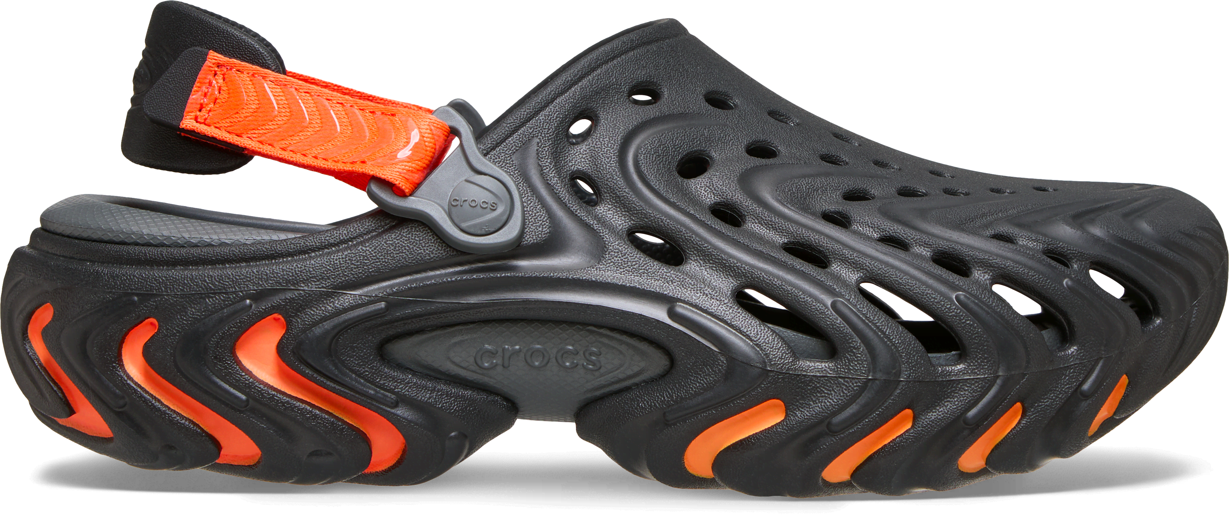 Crocs Echo Men Flip-Flops and Sandals - Orange - Size M11 | W12 - Rubber