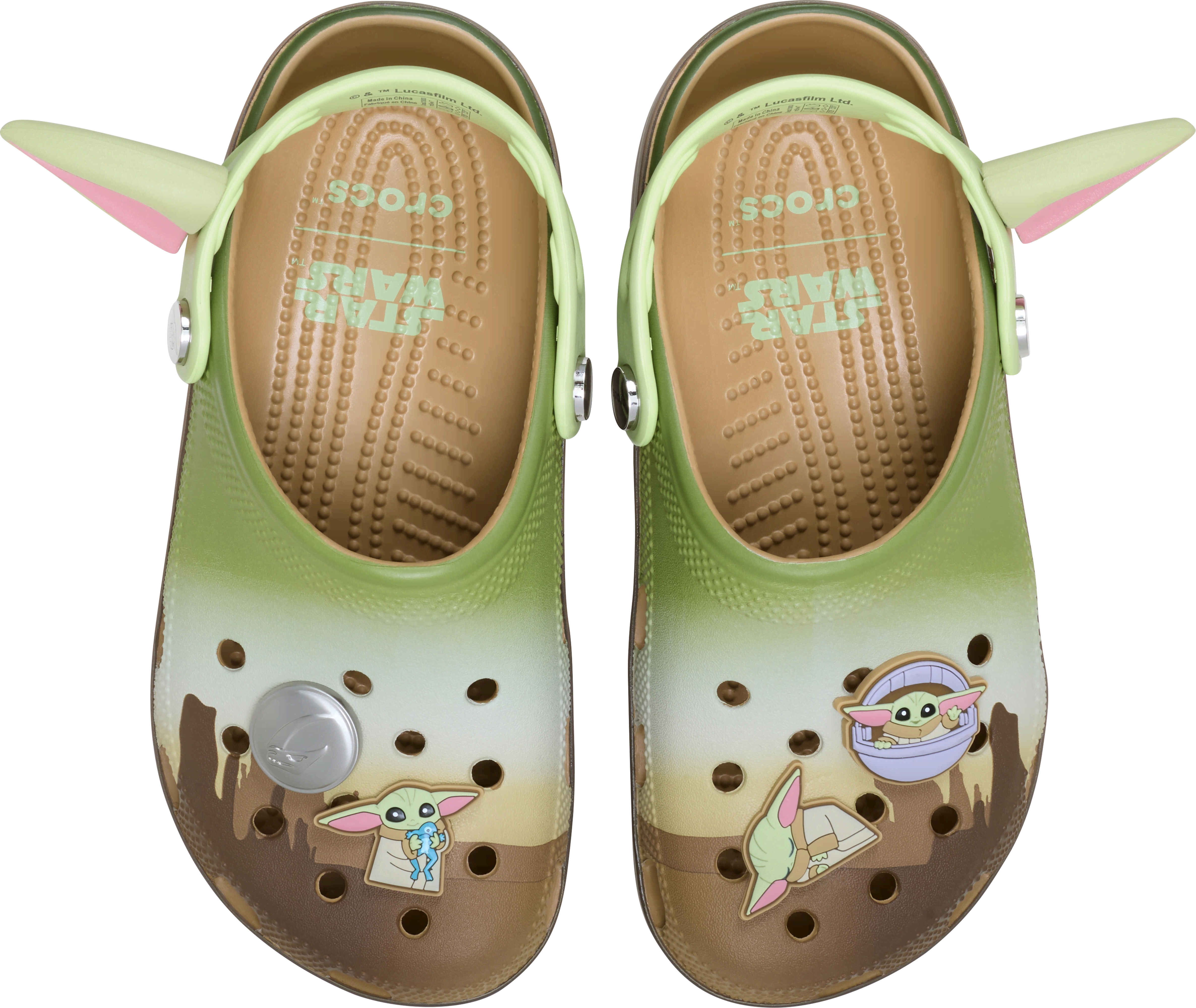 Crocs Kids Star Wars Grogu Classic Clog   in Big Kids Size 3