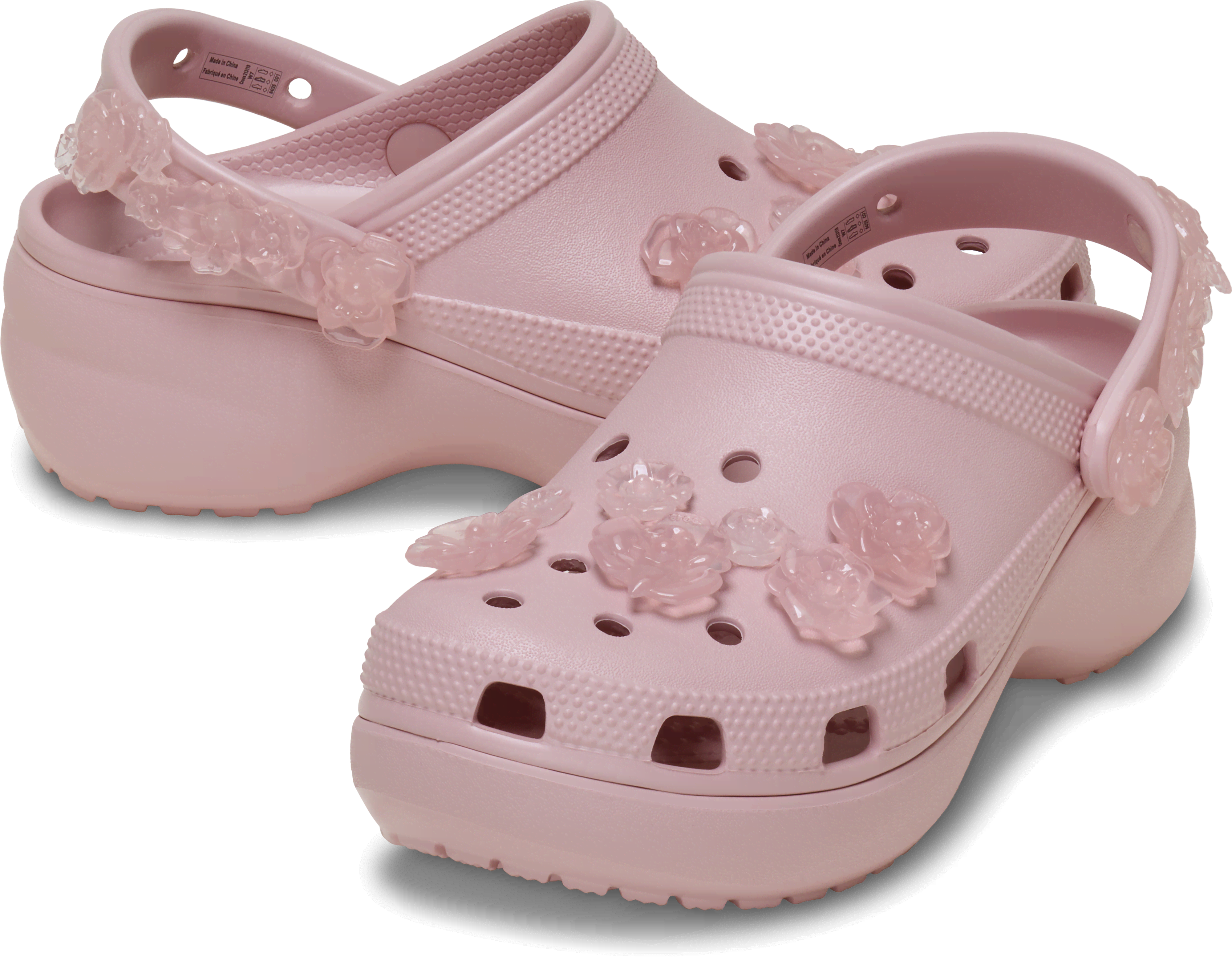 [�����å�������] �����å������� CLASSIC PLATFORM TRANSLUCENT FLORAL ��󥺡������� �ԥ� 22cm ���饷�å� �ץ�åȥե����� �ȥ�󥹥롼����� �ե������