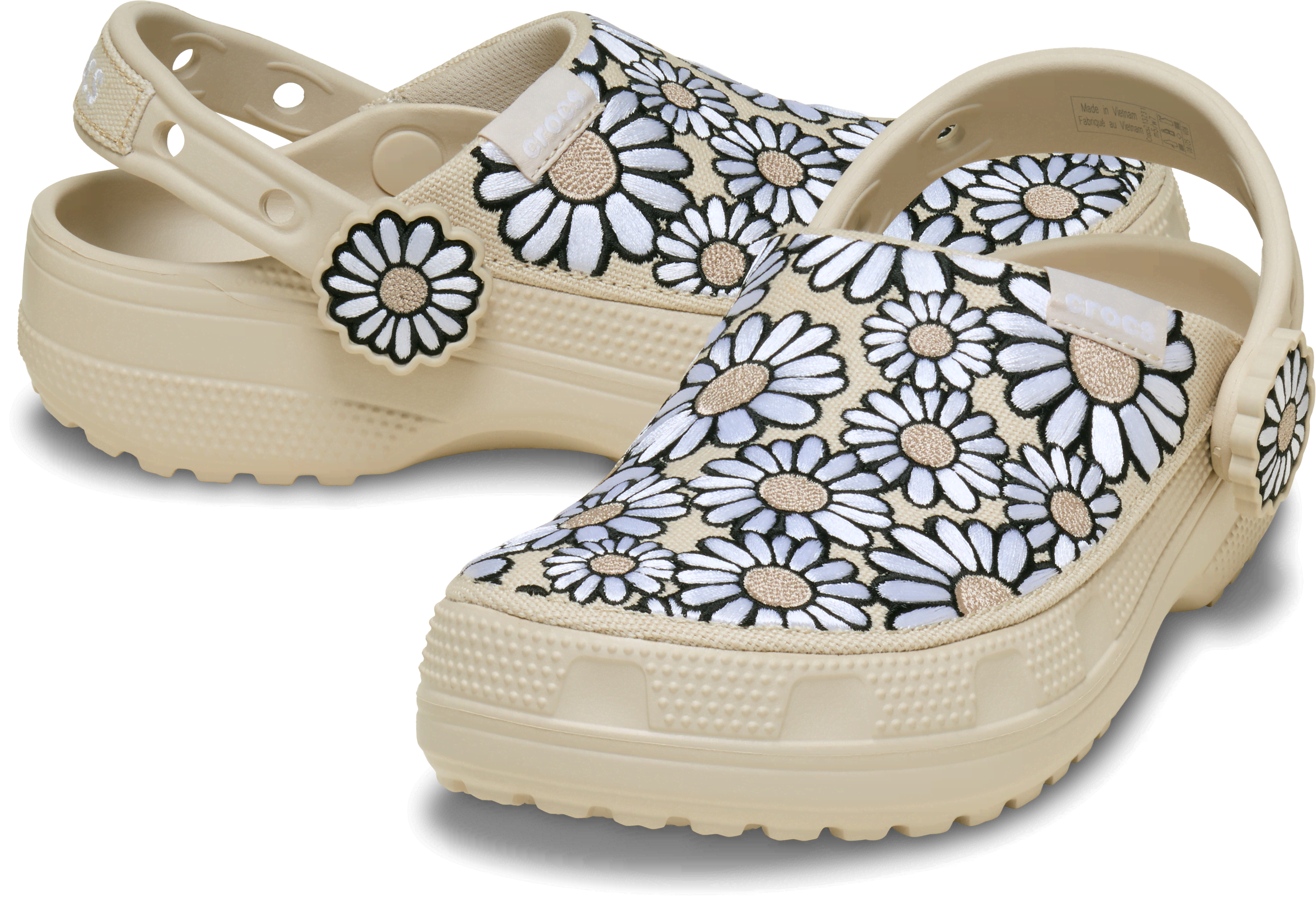 [�N���b�N�X����] �N���b�O CLASSIC CRAFTED DAISY CLOG �����Y�A���f�B�[�X �u���E��/�� 26cm �N���V�b�N �N���t�e�b�h �f�C�W�[ �N���b�O