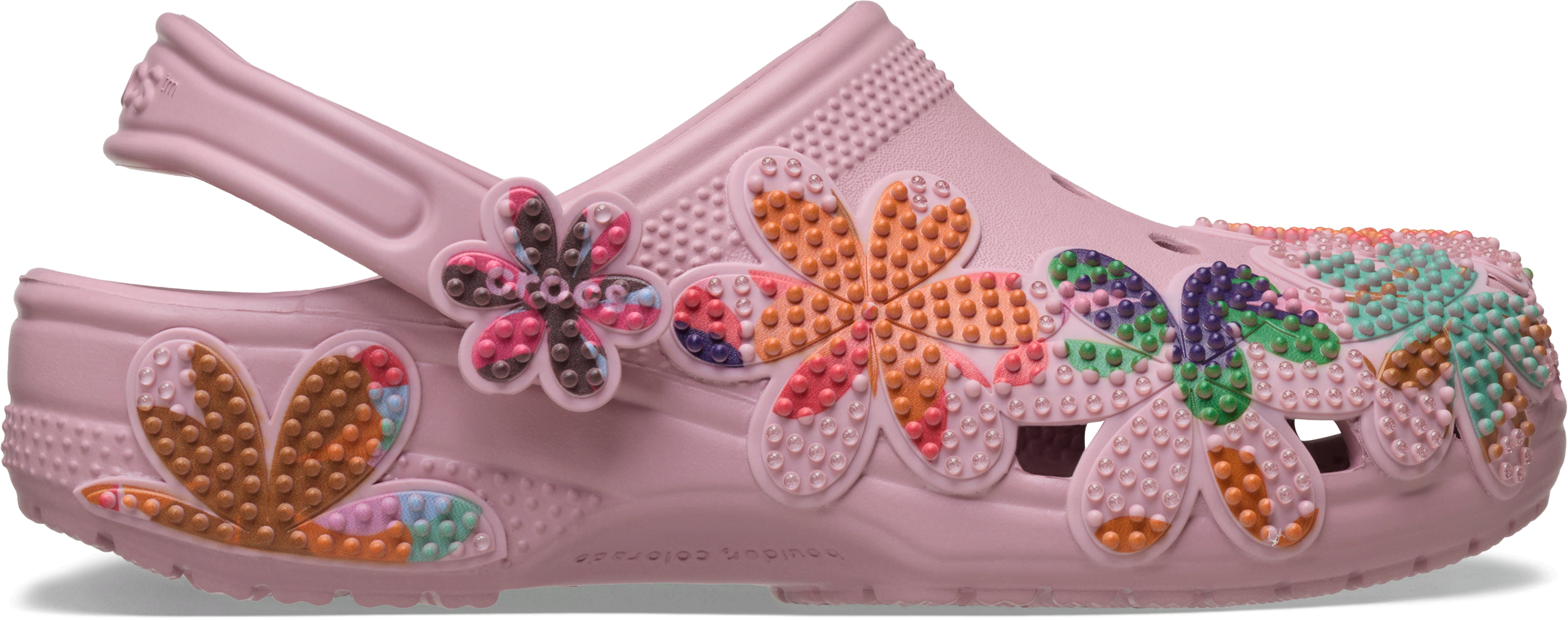 Crocs | Unisex | Classic Summer Beaded | Clogs | Mauve | W8/M7