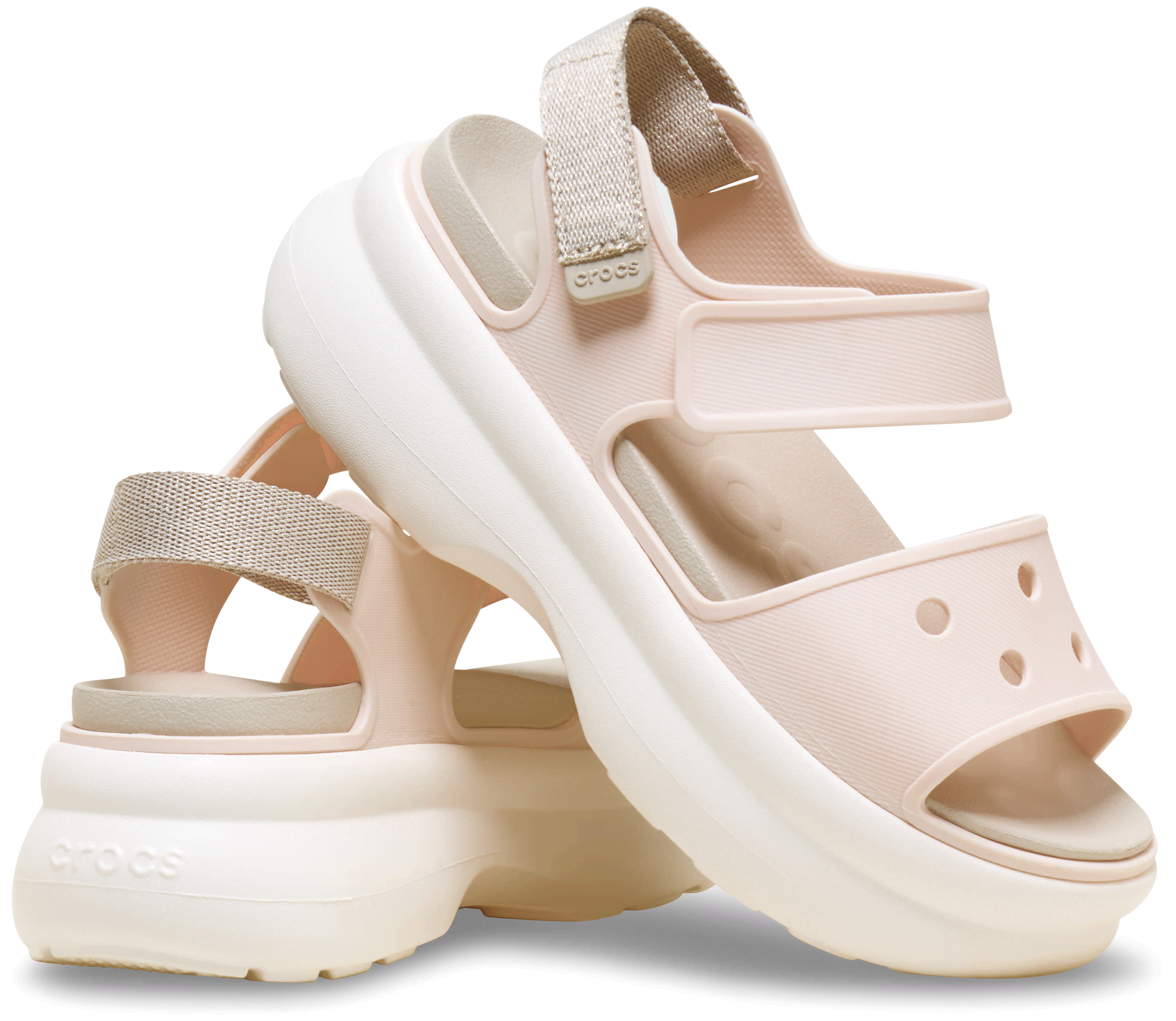 クロックス ウェッジソールサンダル 新品 サンダル クロックス crocs ブルックリンサンダルローウェッジウィメン