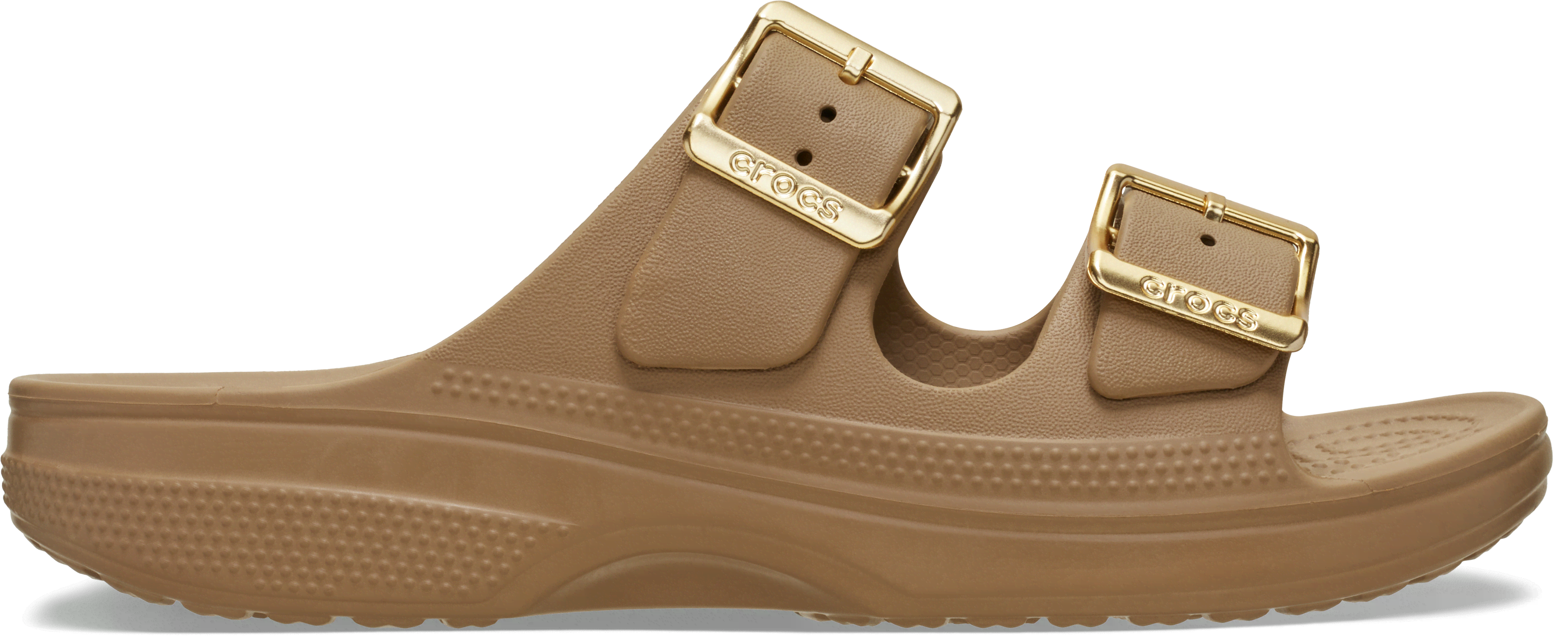 Crocs Women's Beige Saturday Fashion Comfortable Anti-Friction Slide Sandals Sandals Brown 213316-2Ey Cm - Image 2