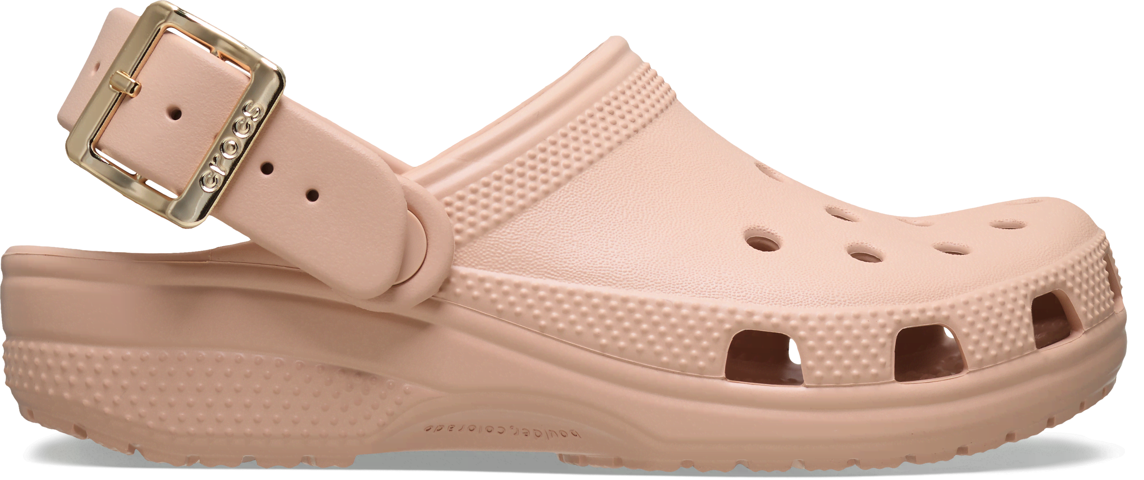 Crocs  Classic Metallic Buckle Clog  women's Clogs (Shoes) in Pink