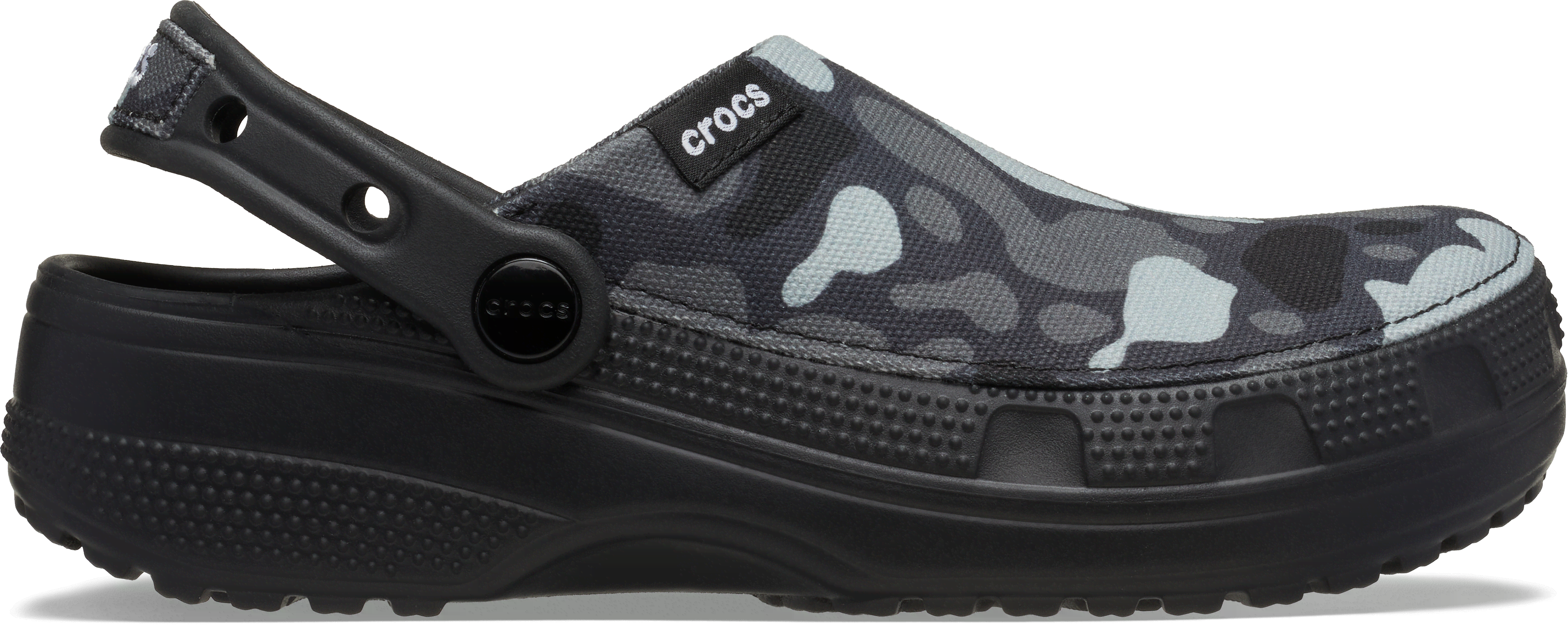 Crocs | Unisex | Crafted Camo | Clogs | Black | M10