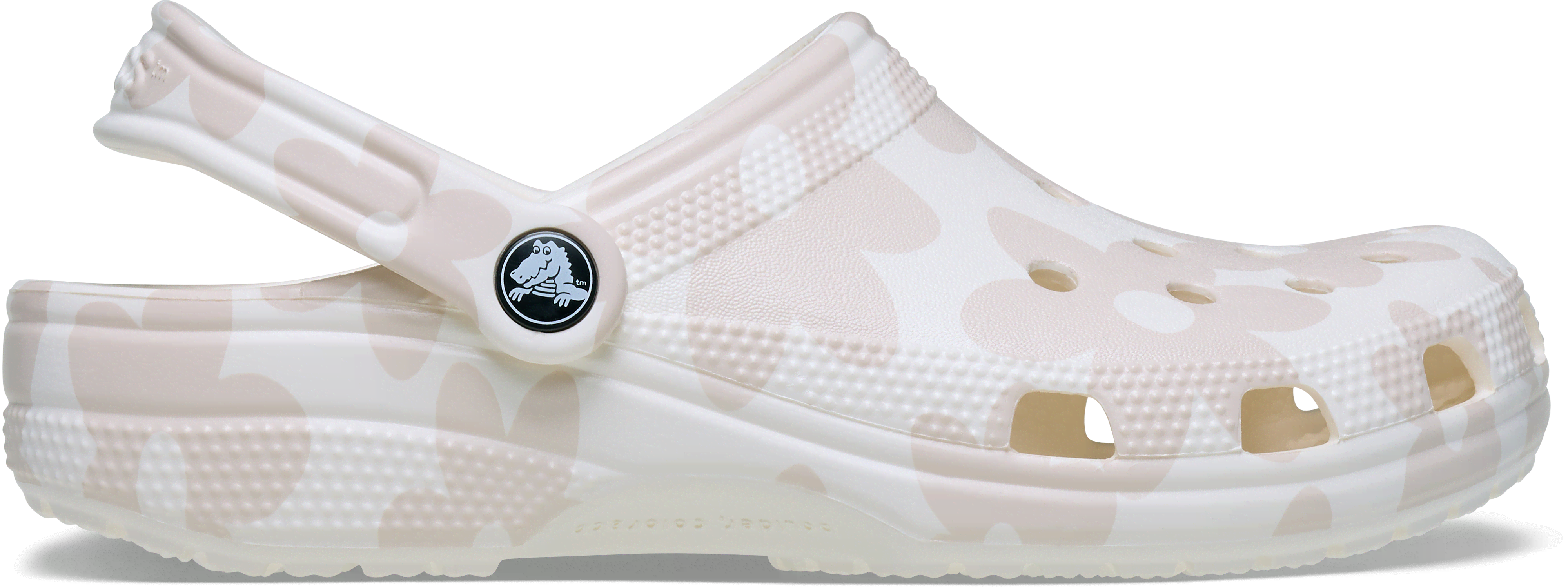 Crocs | Unisex | Classic Pop Petals | Clogs | Chalk/Multi | W7/M6