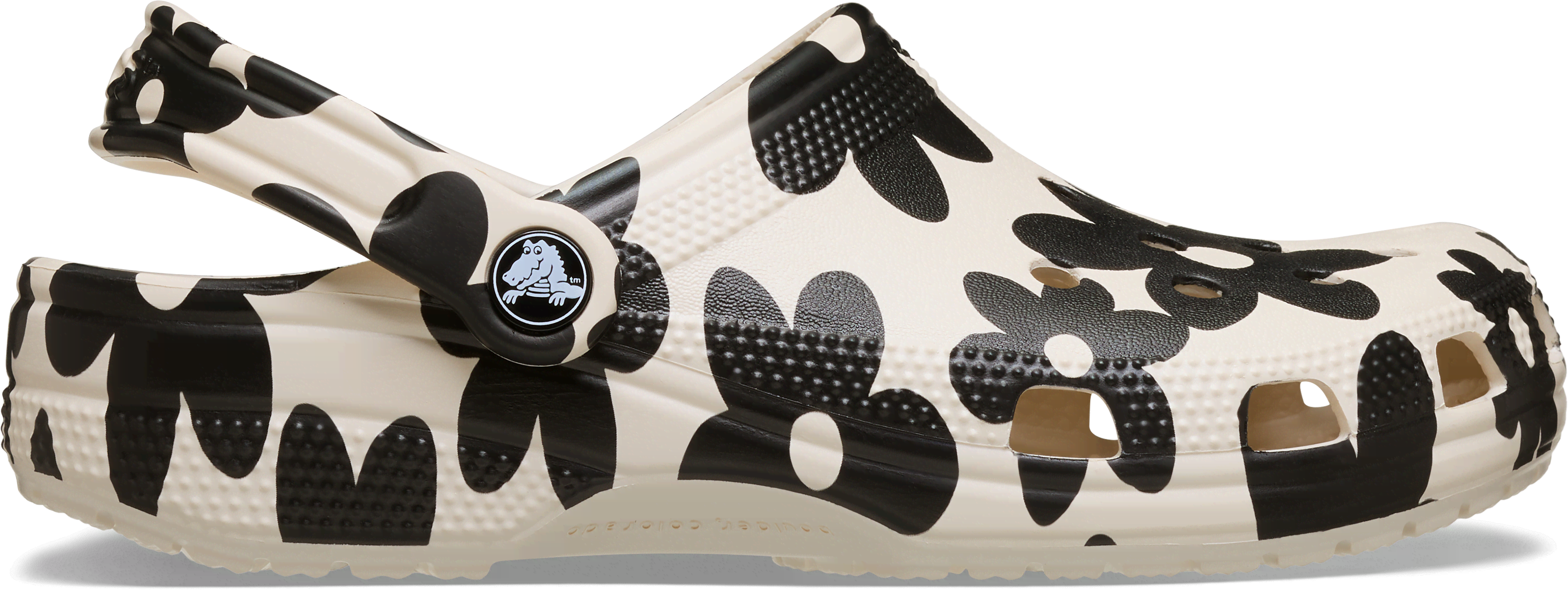 Crocs | Unisex | Classic Pop Petals | Clogs | Summit White/Multi | W4/M3