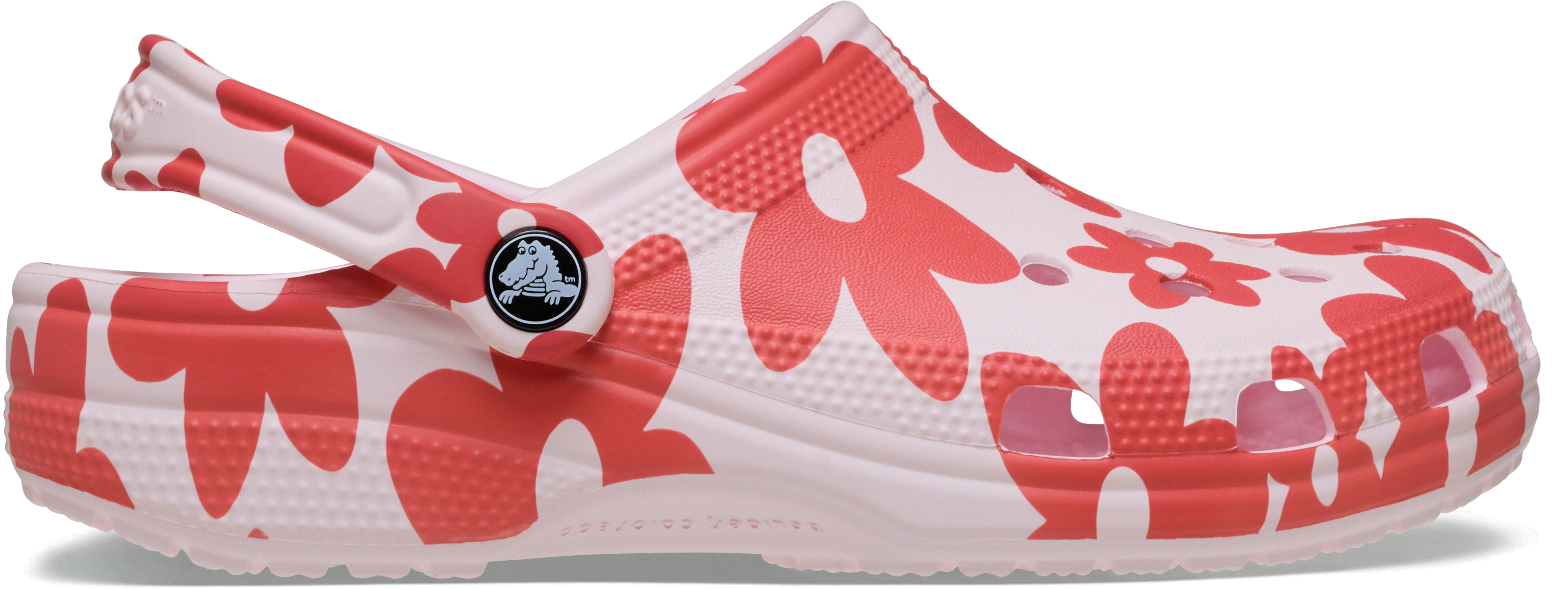 Crocs | Unisex | Classic Pop Petals | Clogs | Bubble Ice/Multi | W4/M3