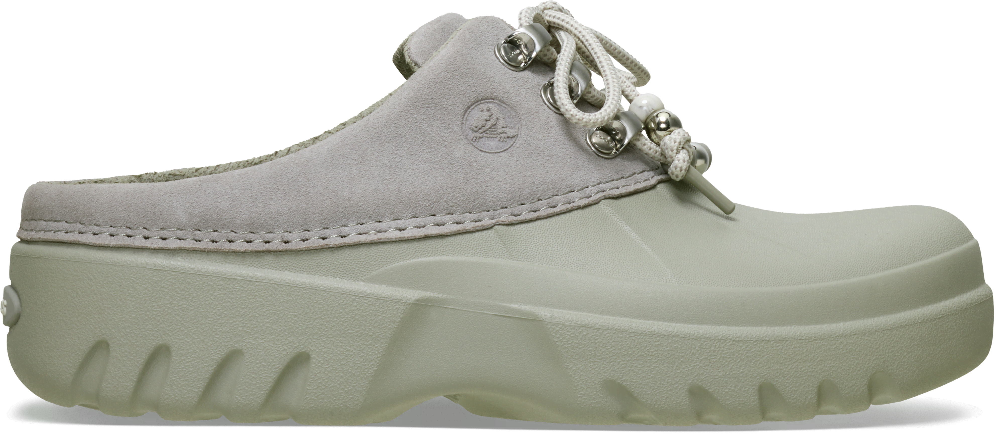 Crocs | Women | Axle Suede Mule | Clogs | Elephant | 8